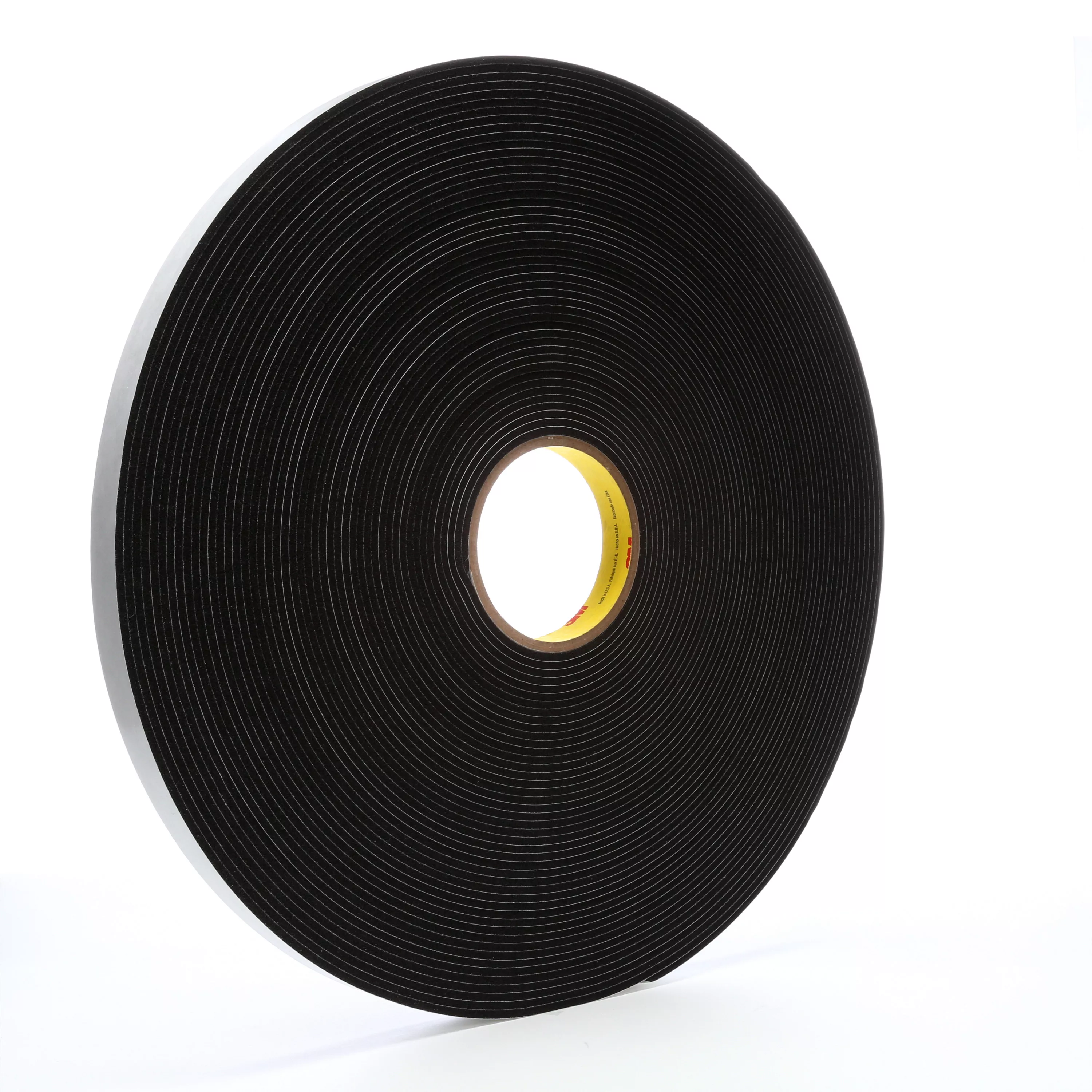 3M™ Vinyl Foam Tape 4508, Black, 3/4 in x 36 yd, 125 mil, 12 Roll/Case