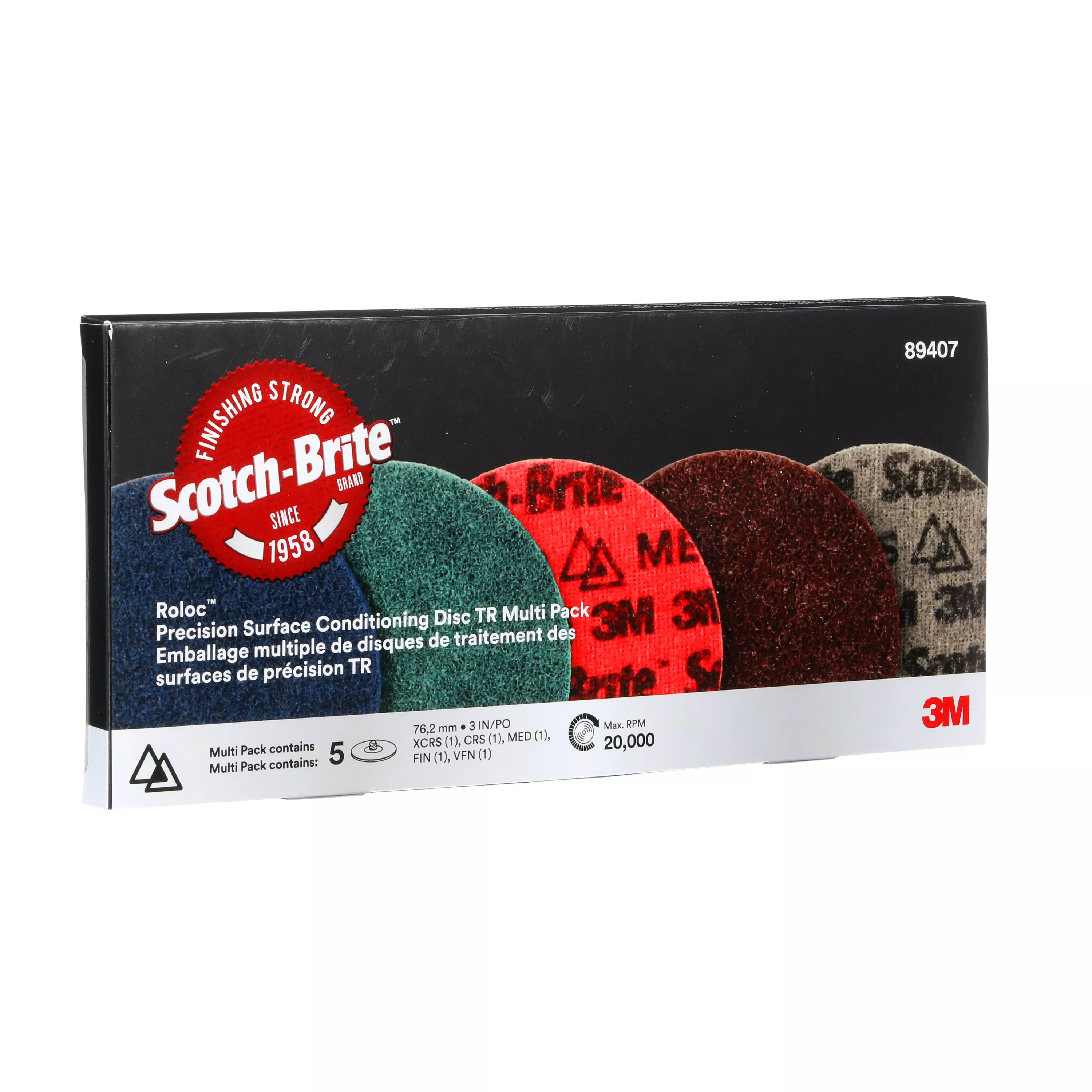 Product Number PN-DR | Scotch-Brite™ Roloc™ Precision Surface Conditioning Disc