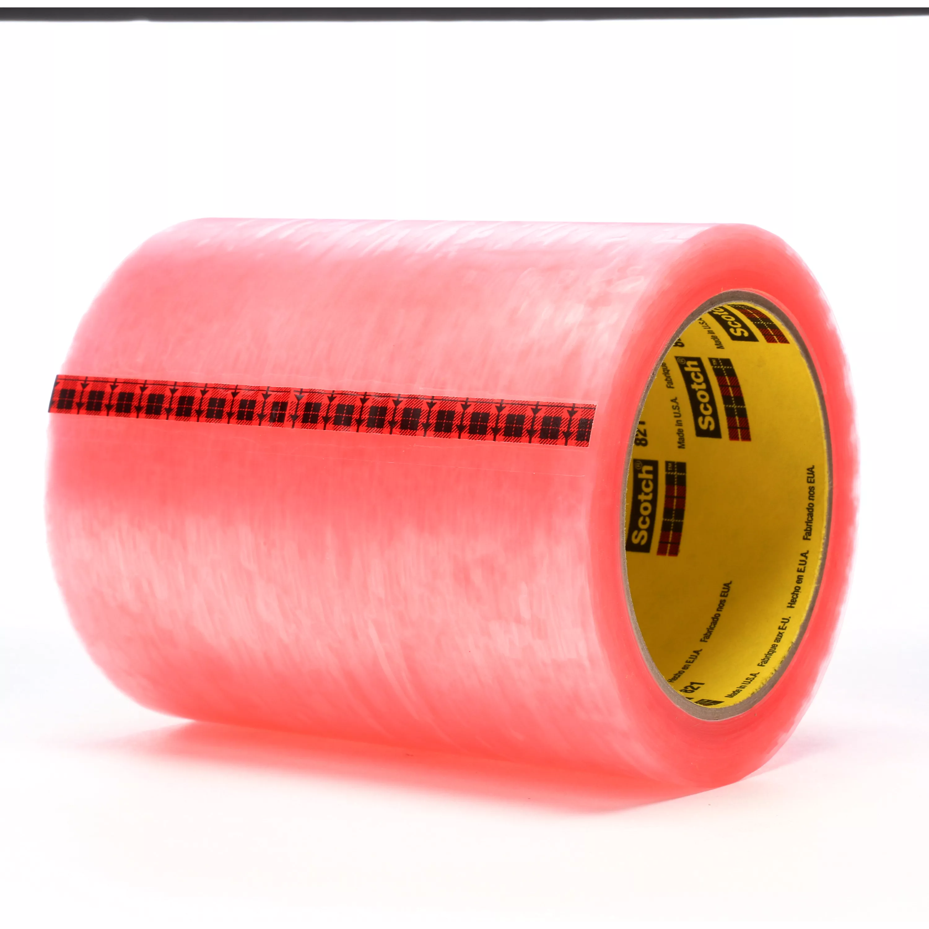 Scotch® Label Protection Tape 821, Pink, 5 in x 72 yd, 8/Case