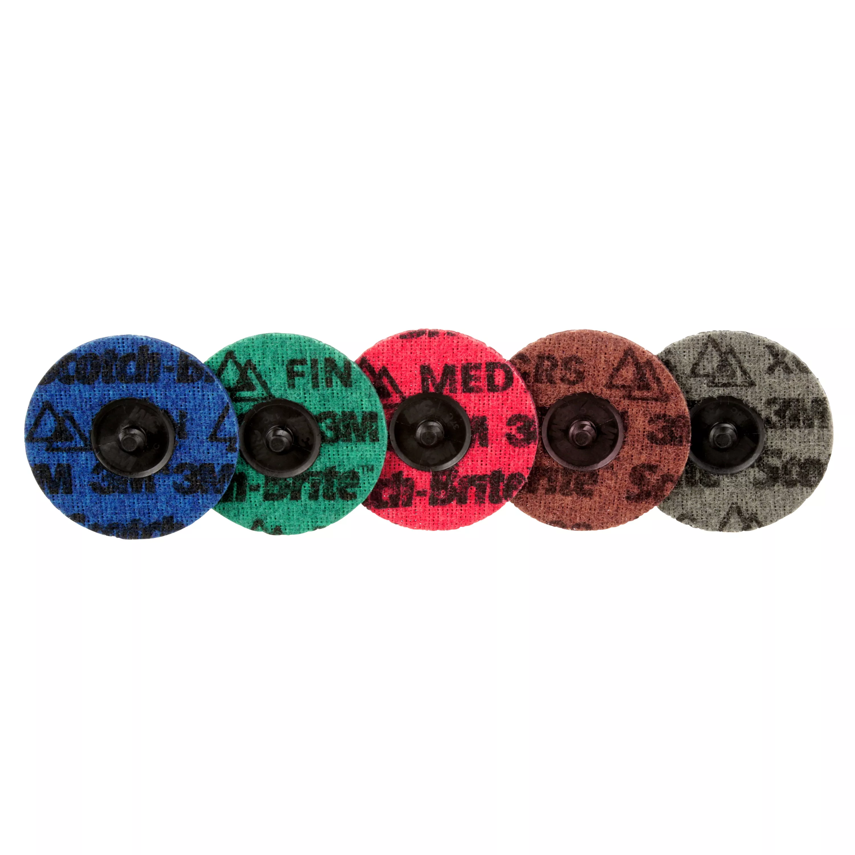 Scotch-Brite™ Roloc™ Precision Surface Conditioning Disc, PN-DR, TR, 3 in, Multi-Grade, 10 ea/Case, Multi-pack
