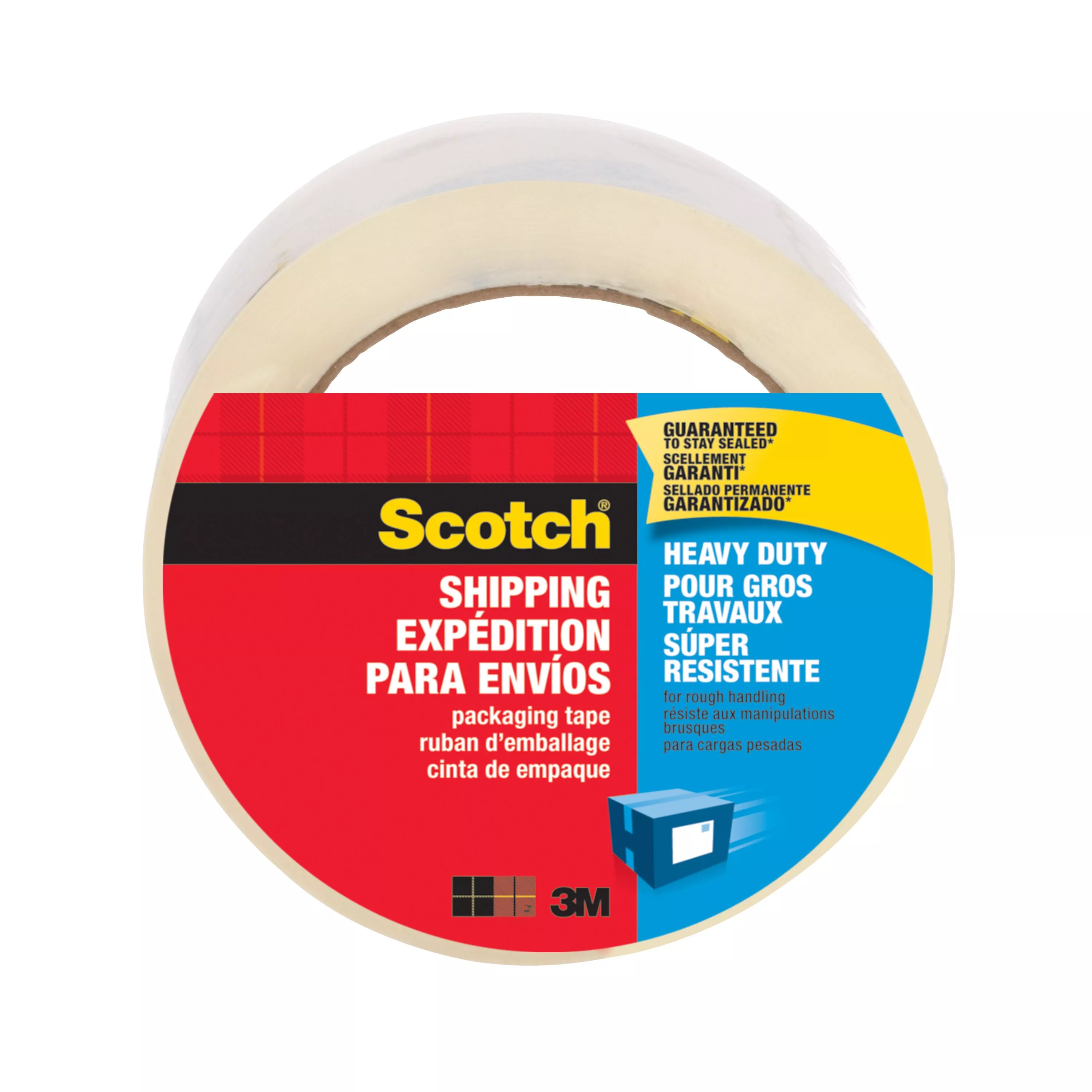 Scotch® Heavy Duty Shipping Packaging Tape, 3850, 1.88 in x 54.6 yd (48
mm x 50 m)