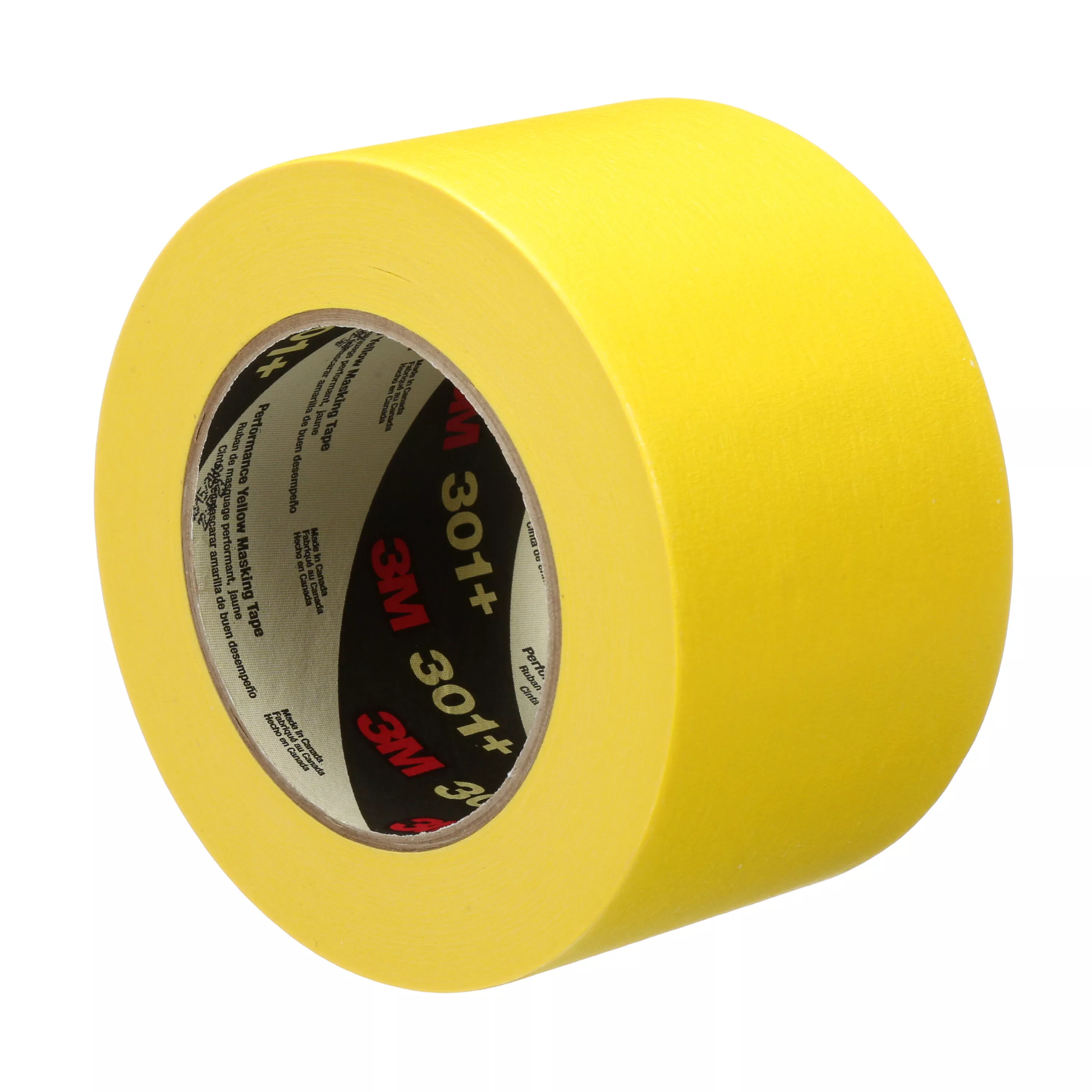 3M™ Performance Yellow Masking Tape 301+, 1490 mm x 55 m, 6.3 mil, 1
Roll/Case