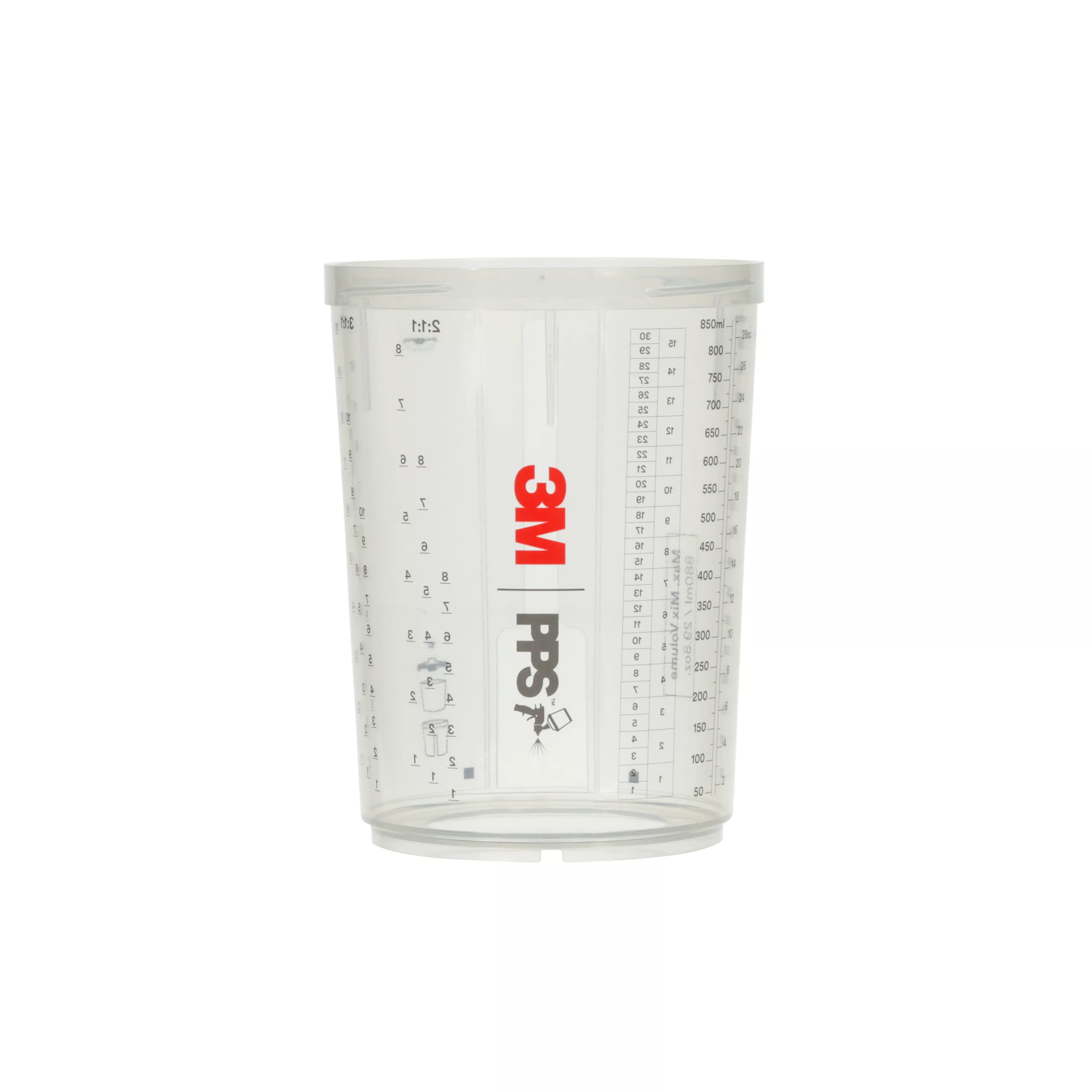 3M™ PPS™ Series 2.0 Cup 26023, Large (28 fl oz, 850 mL), 2 Cups/Carton, 4 Cartons/Case