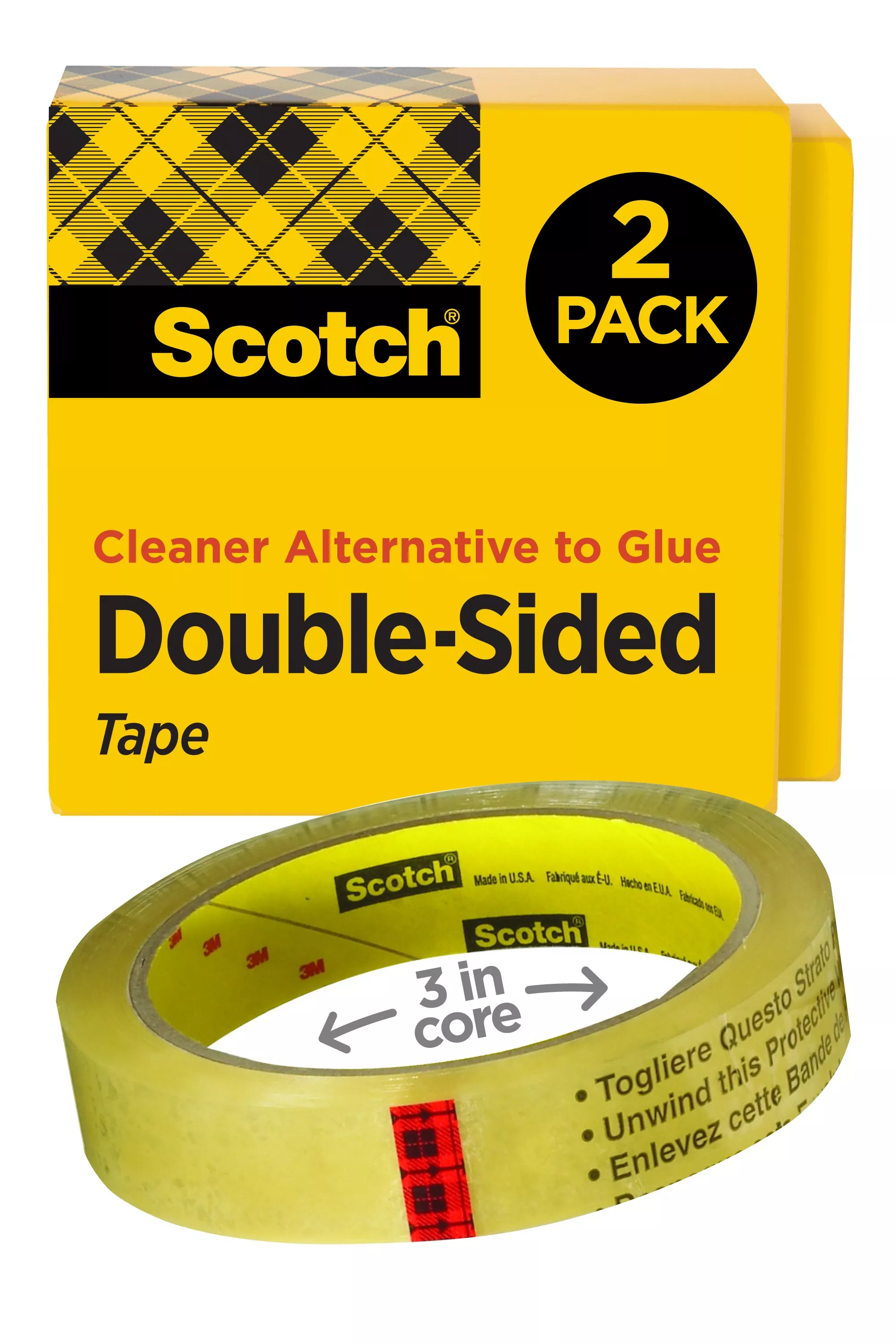 SKU 7010332265 | Scotch® Double Sided Tape 665-2P34-36