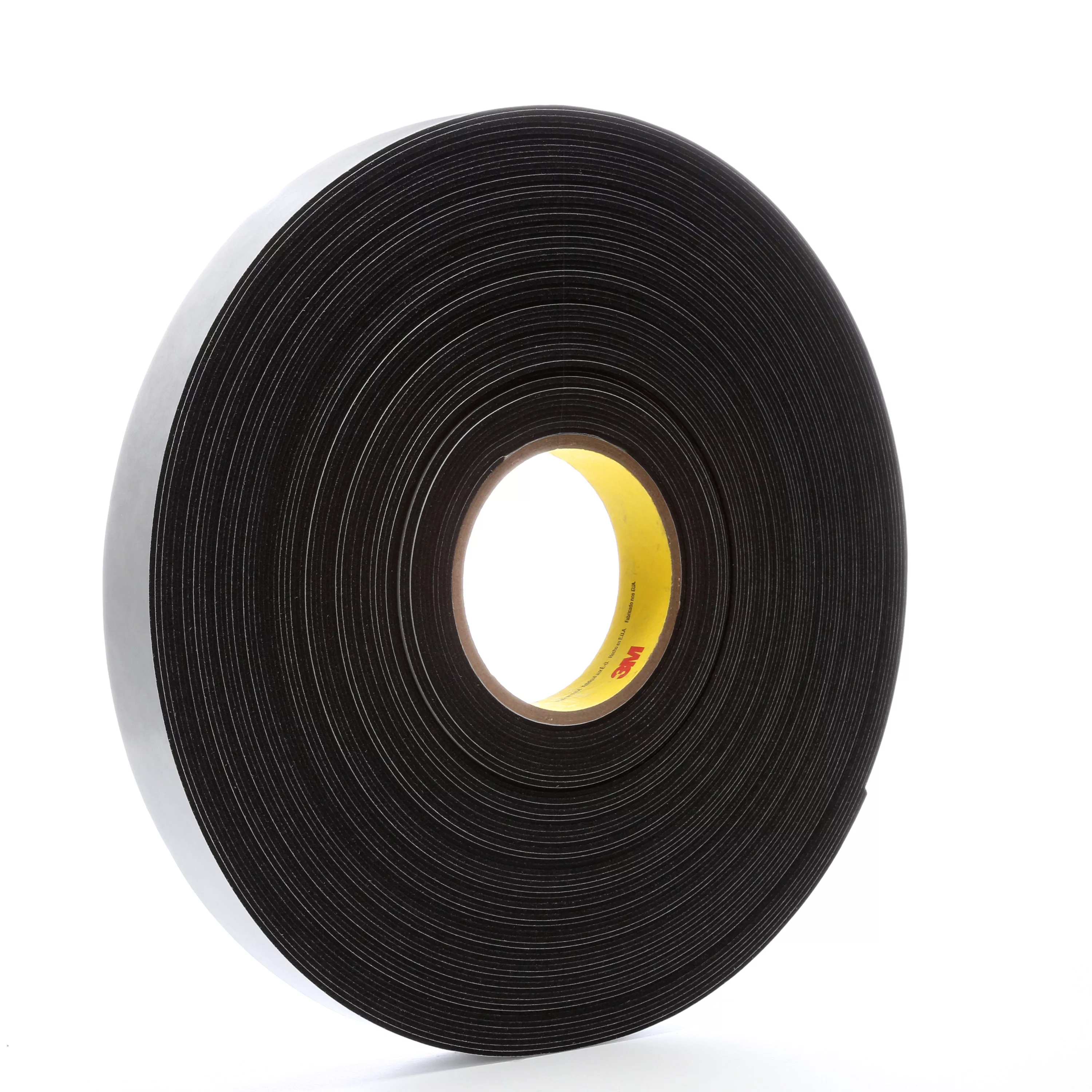 3M™ Vinyl Foam Tape 4516, Black, 1 in x 36 yd, 62 mil, 9 Roll/Case