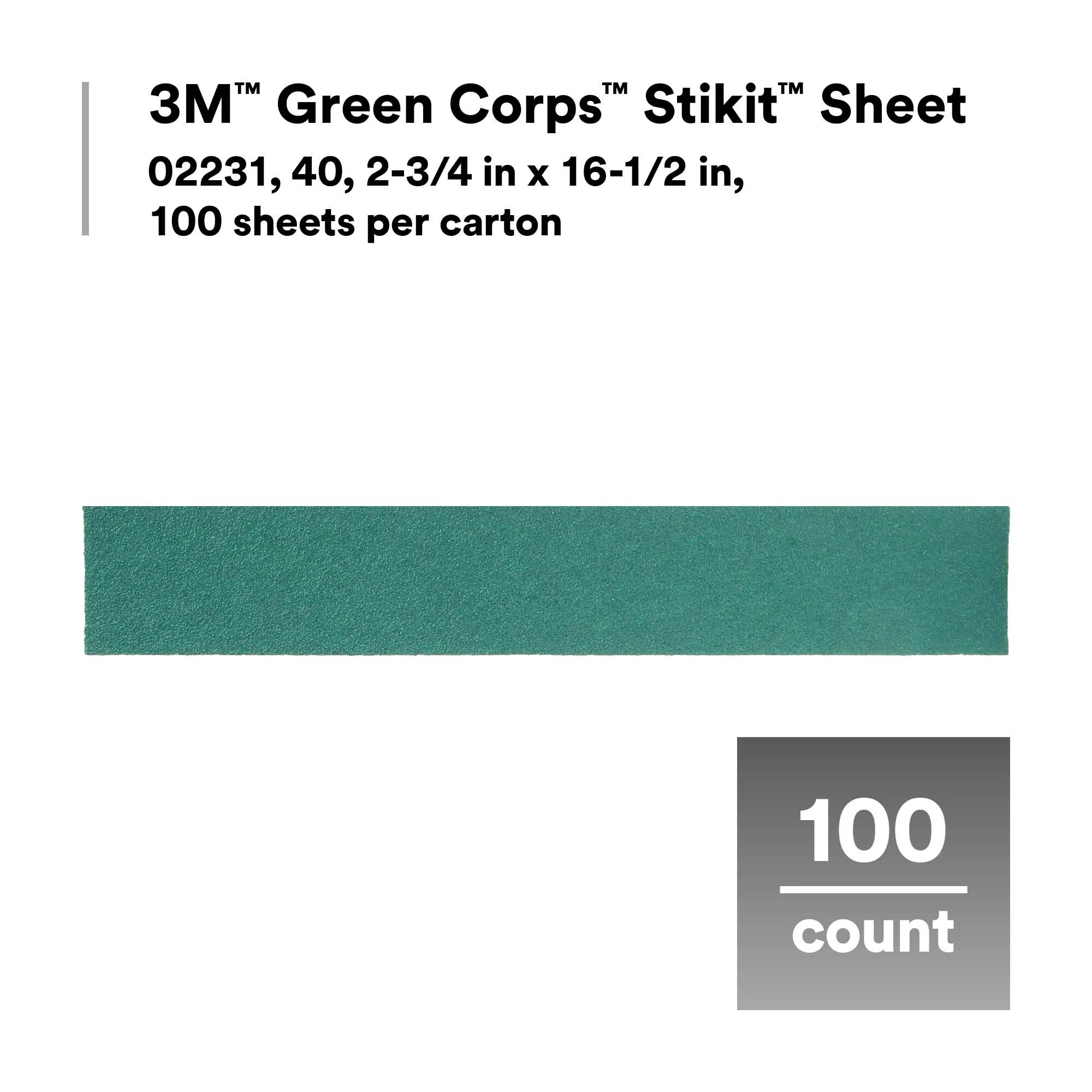 SKU 7000118370 | 3M™ Green Corps™ Stikit™ Production™ Sheet