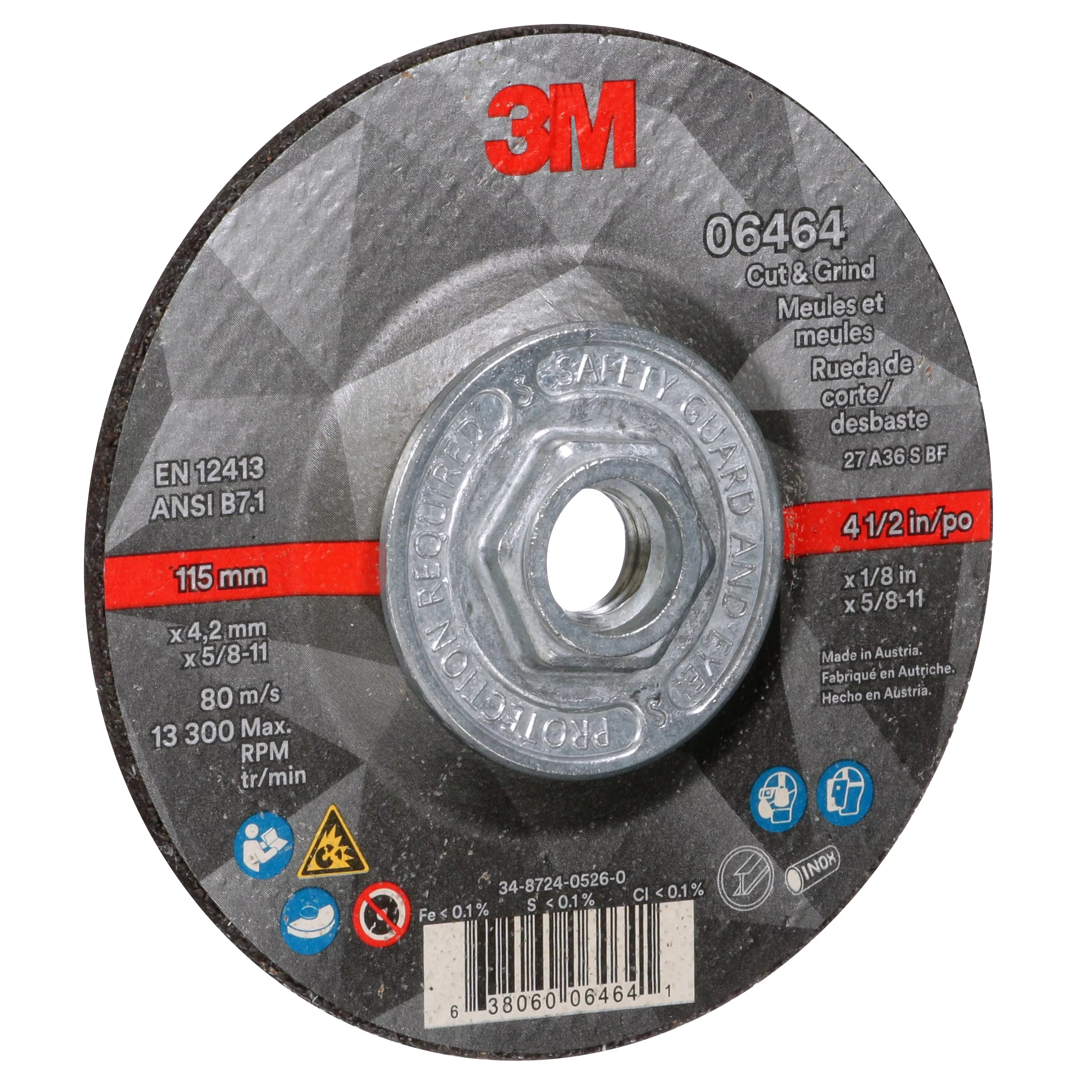 SKU 7100245014 | 3M™ Cut & Grind Wheel