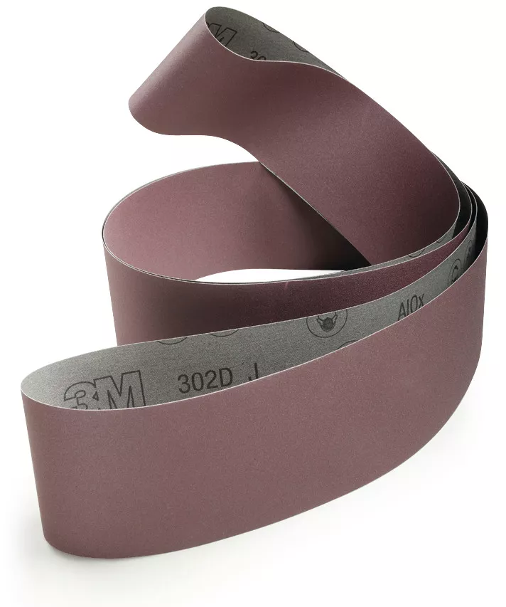 3M™ Cloth Belt 302D, P320 J-weight, 2 in x 132 in, Film-lok, Full-flex,
25/Pac, 50 ea/Case