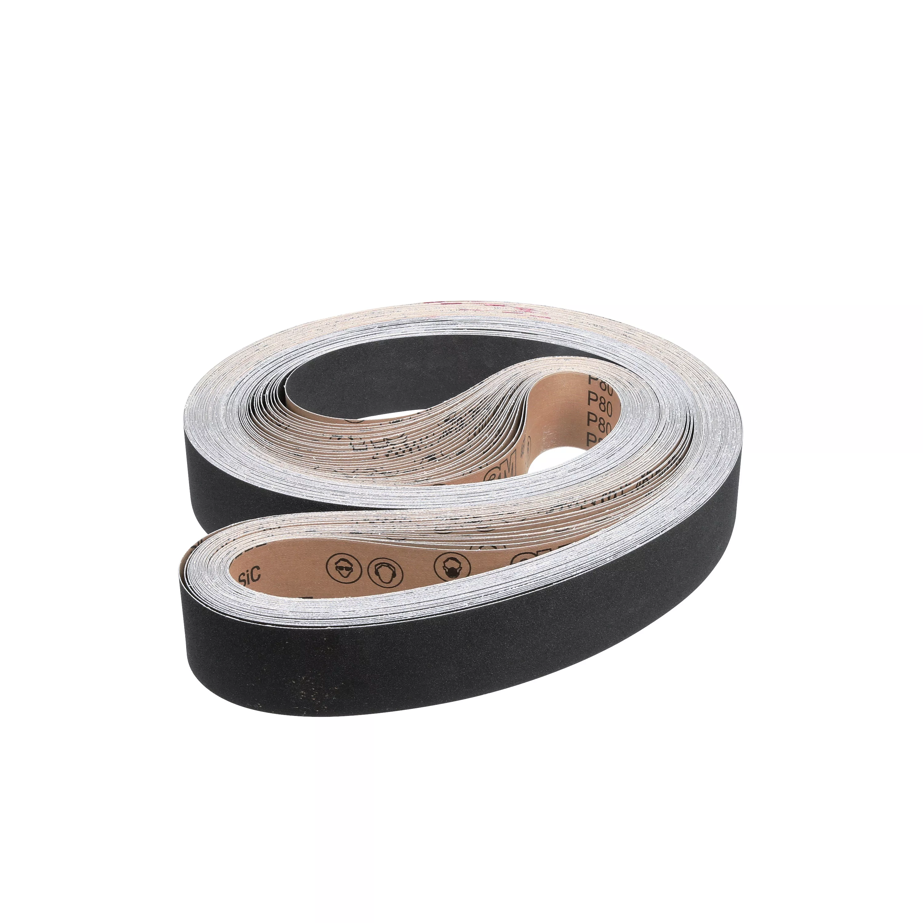 3M™ Cloth Belt 461F, P80 XF-weight, 3-1/2 in x 148 in, Sine-lok,
Precision Roll Grinding, 25 ea/Case