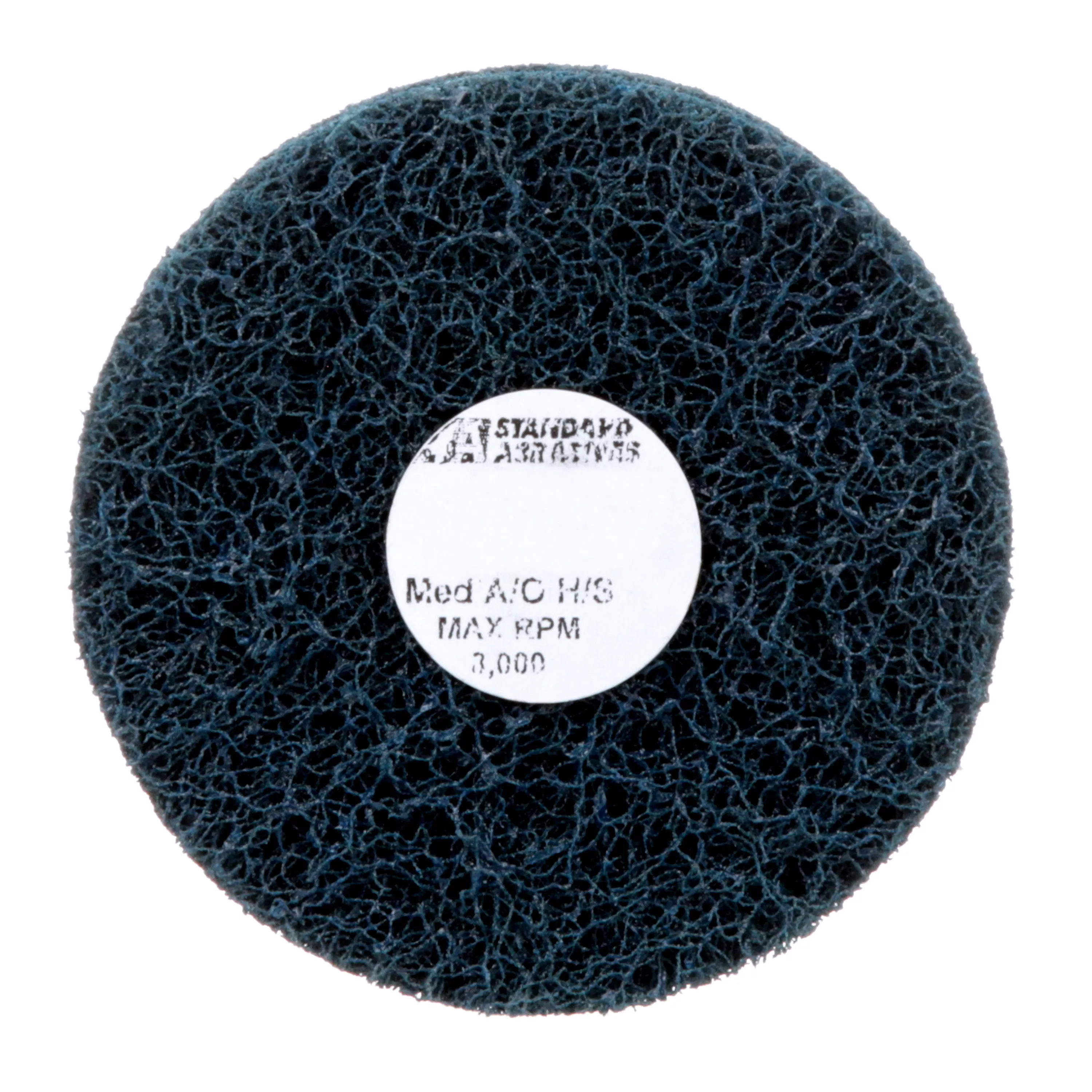 Standard Abrasives™ Buff and Blend HS Wheel 880475, 3 in x 2 Ply x 1/4
in A MED, 10/Carton, 100 ea/Case