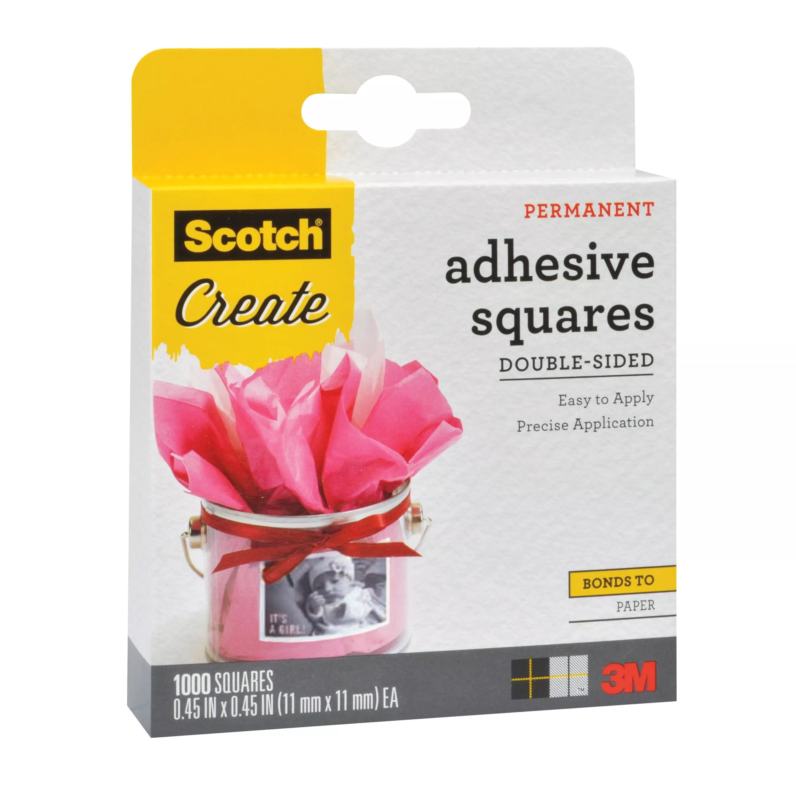 Product Number 009-1000-CFT | Scotch® Adhesive Squares 009-1000-CFT