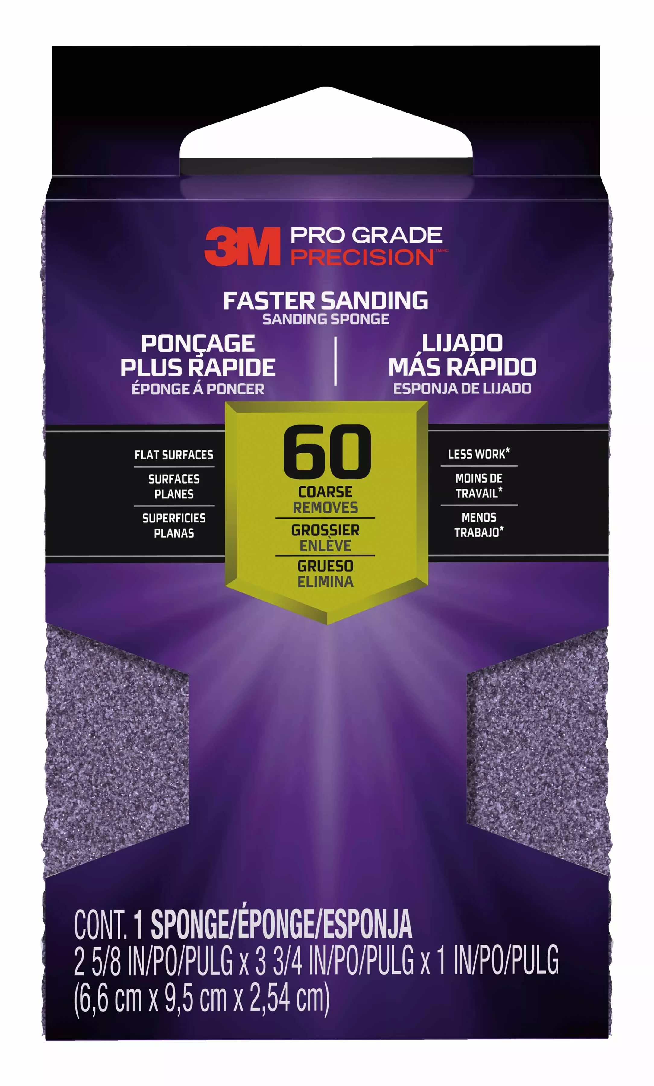 SKU 7100169978 | 3M™ Pro Grade Precision™ Faster Sanding Block Sponge