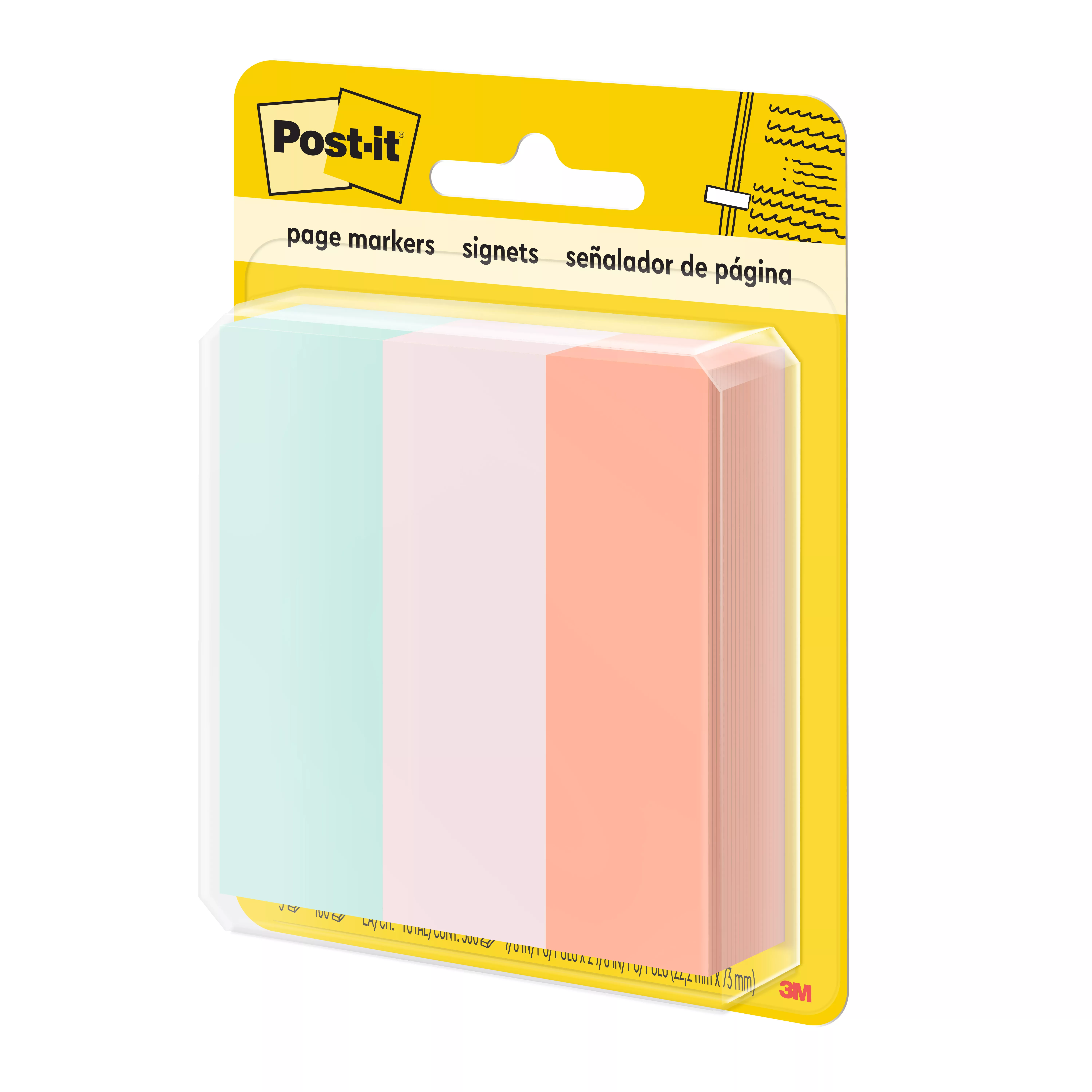 UPC 00021200569036 | Post-it® Page Markers 5487 7/8 in x 2-7/8 in Neon 100sht/pd