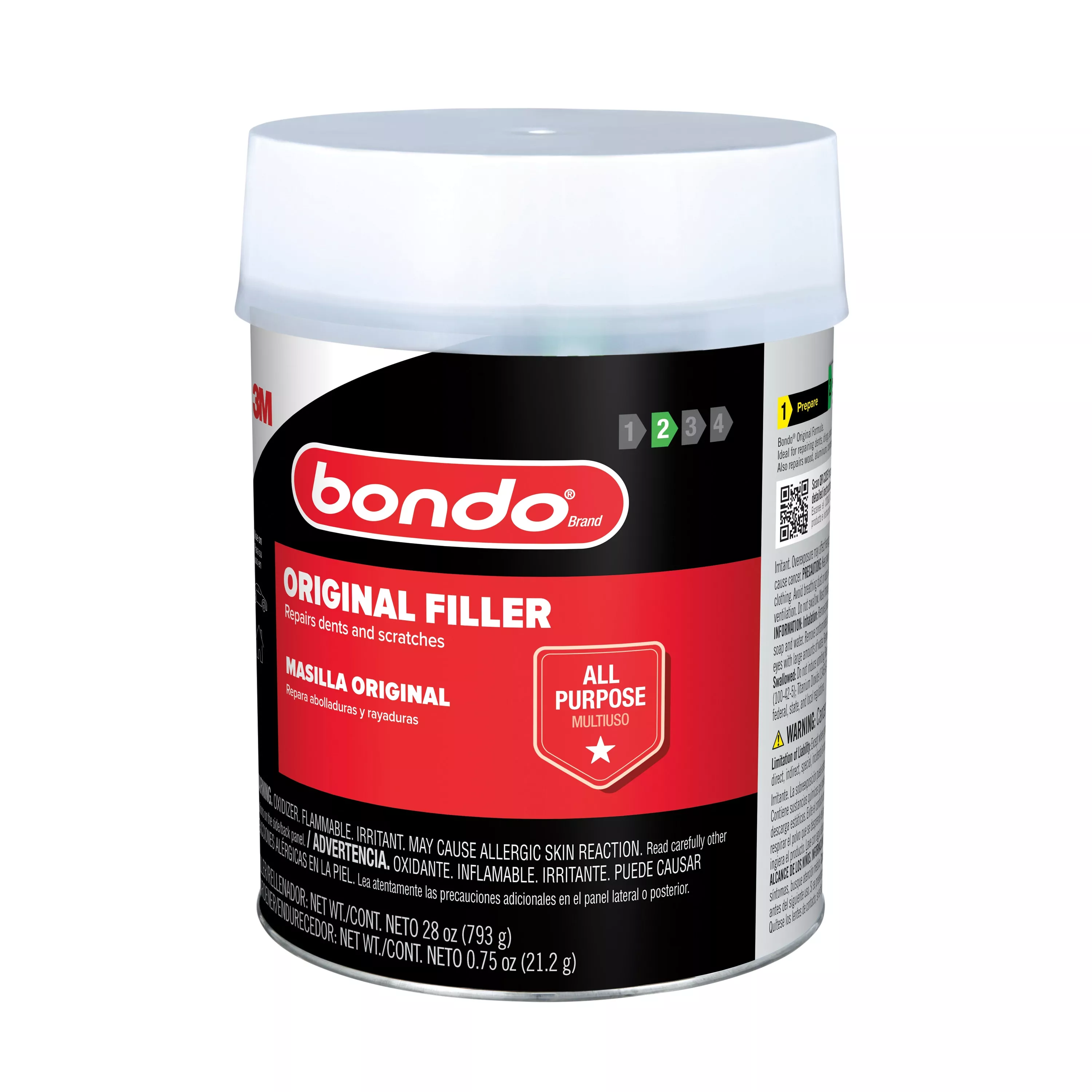 Product Number OR-QT-ES | Bondo® Original Filler