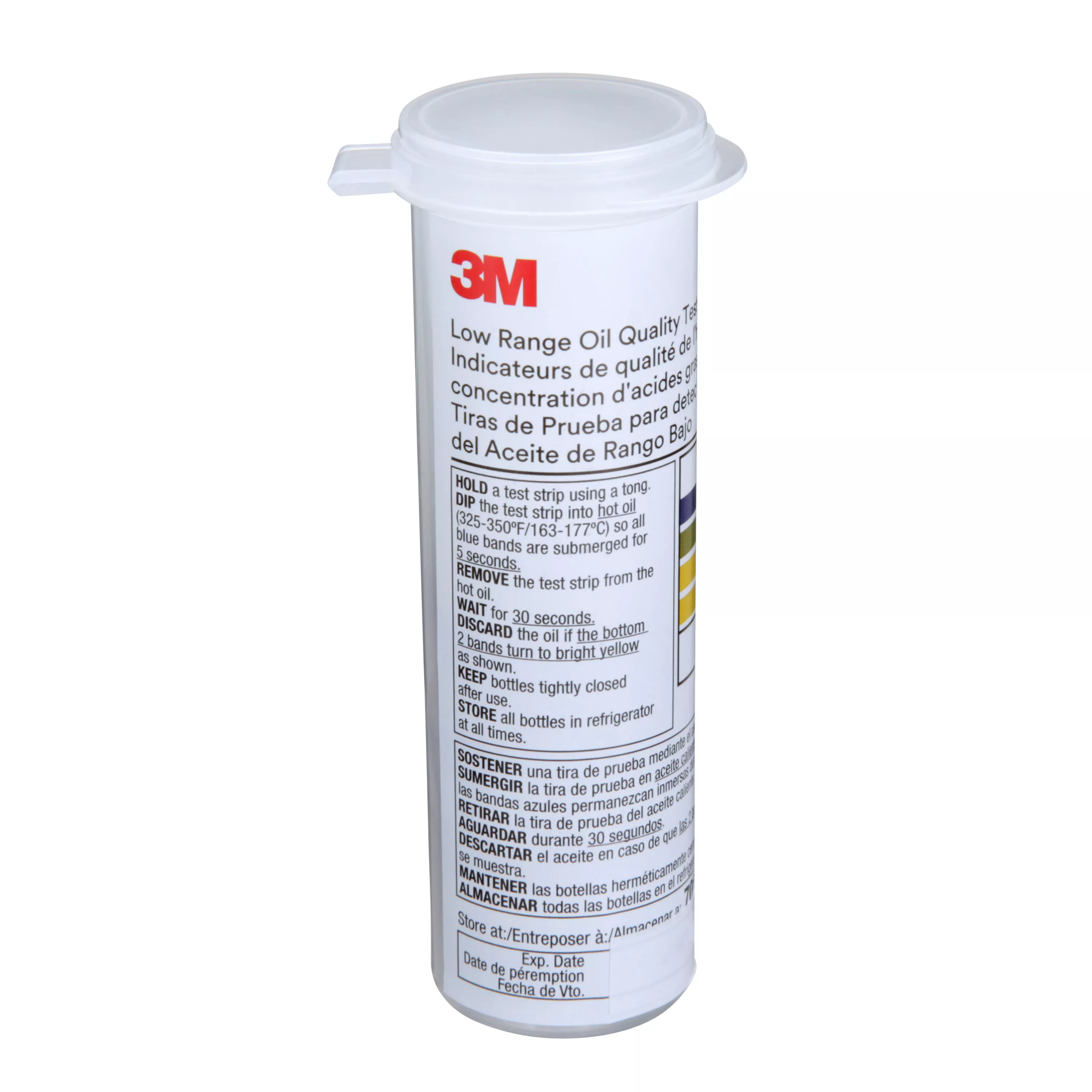 SKU 7000038381 | 3M™ Low Range Oil Quality Test Strips 1005