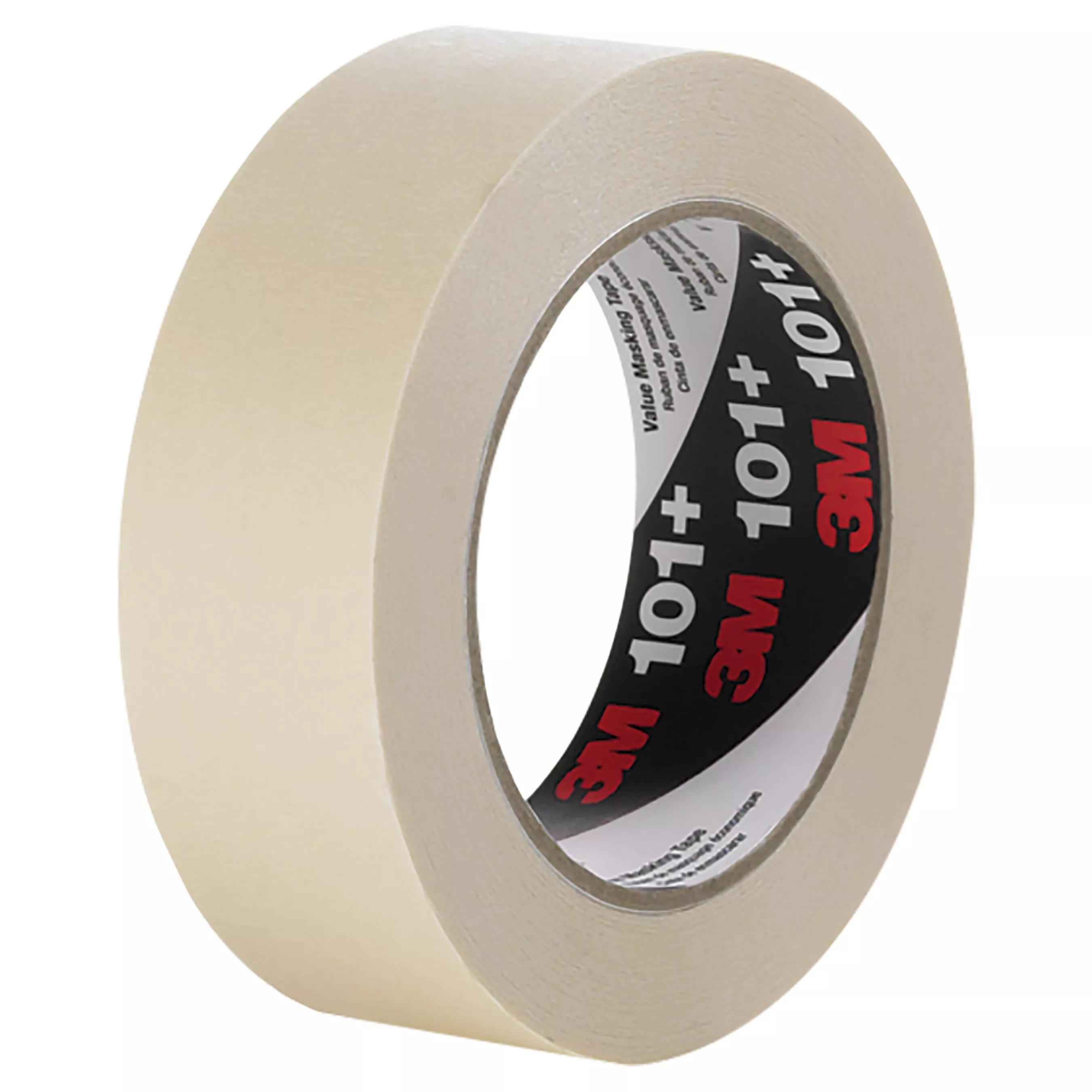 3M™ Value Masking Tape 101+, Tan, 48 mm x 55 m, 5.1 mil, 24 Rolls/Case