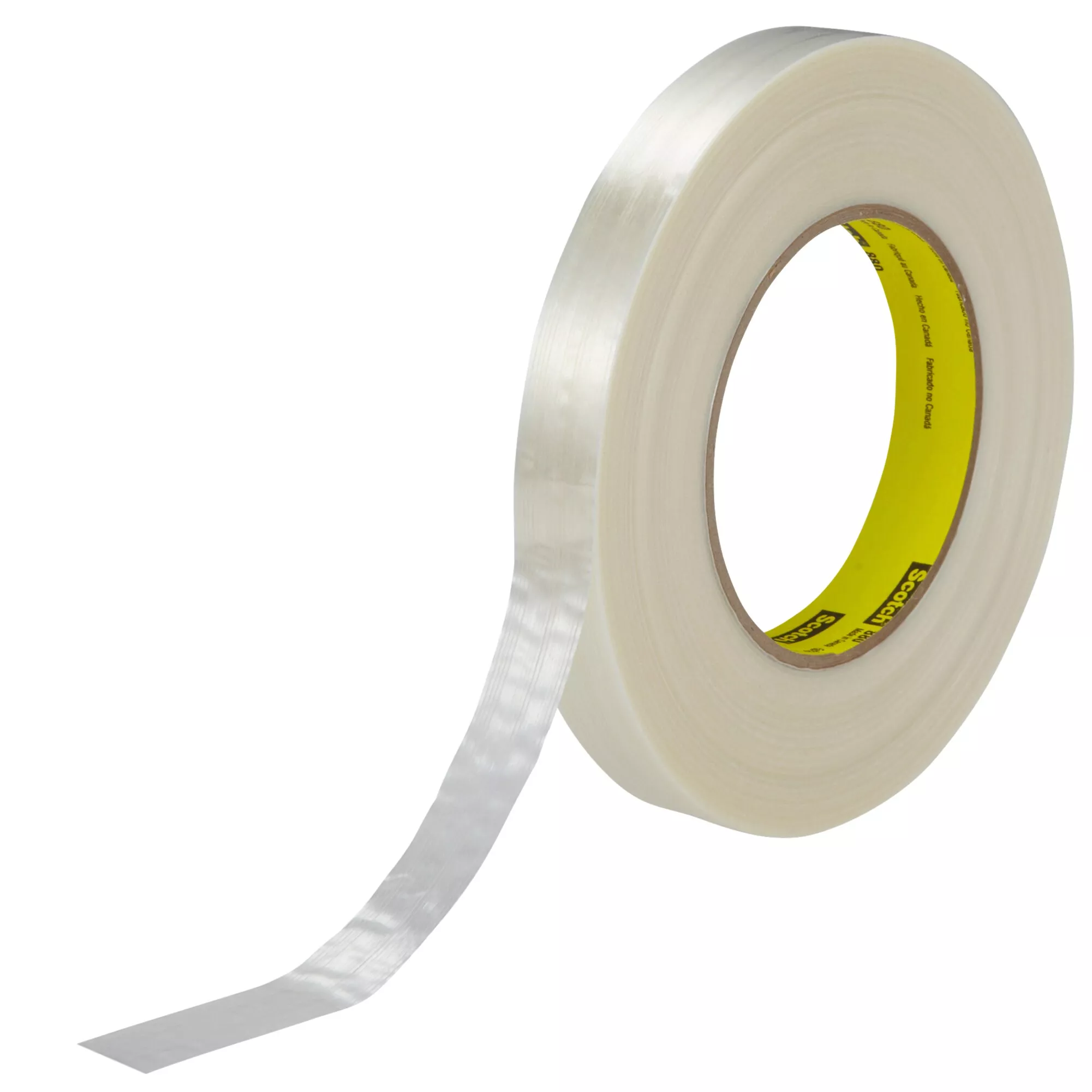 Scotch® Filament Tape 880, Clear, 18 mm x 55 m, 7.7 mil, 48 Roll/Case