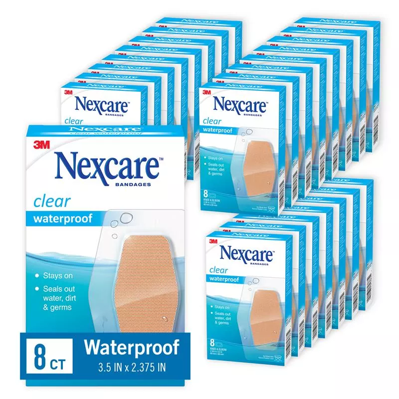 Nexcare™ Waterproof Bandages 581-08, Knee and Elbow, 8 ct.