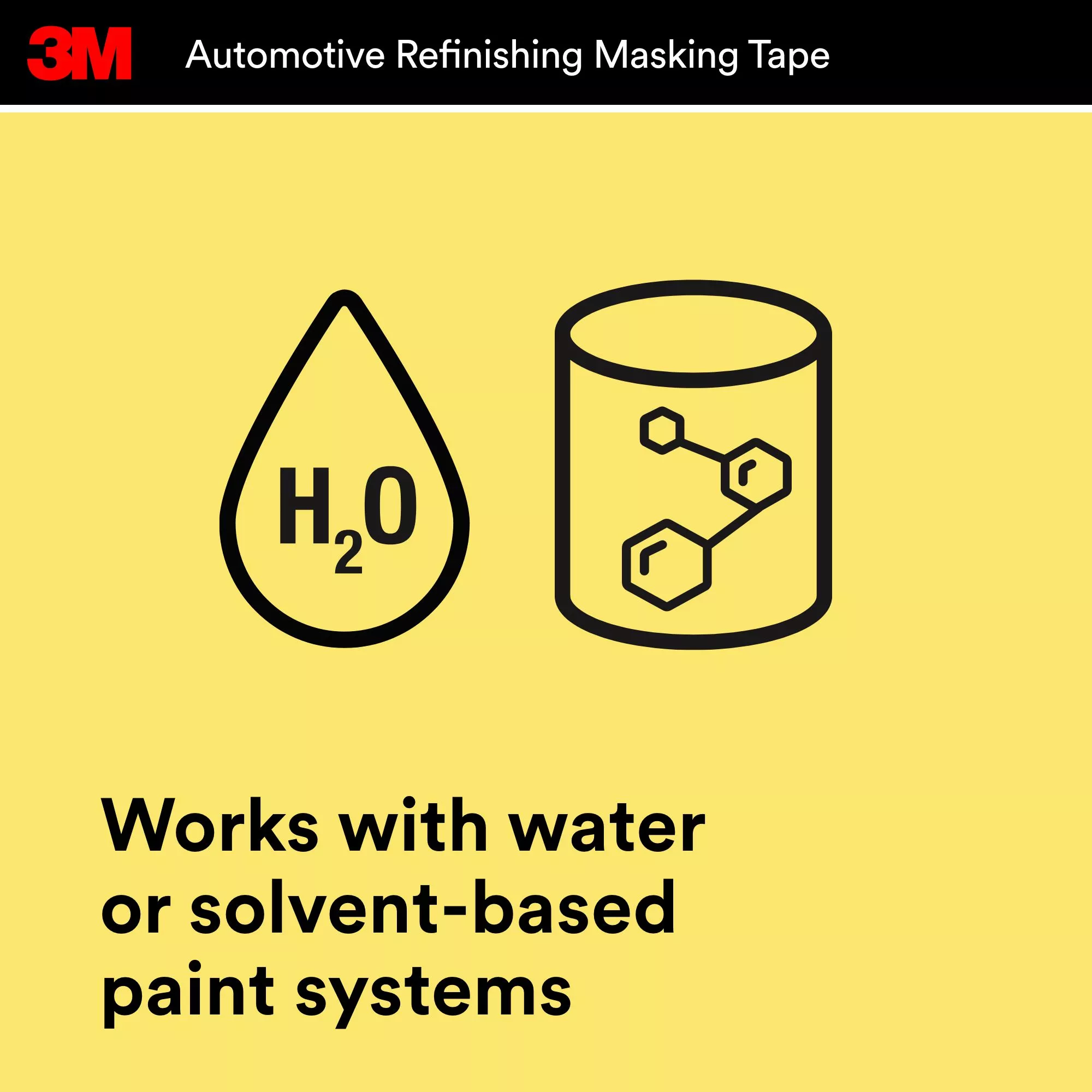 SKU 7000120059 | 3M™ Automotive Refinish Masking Tape