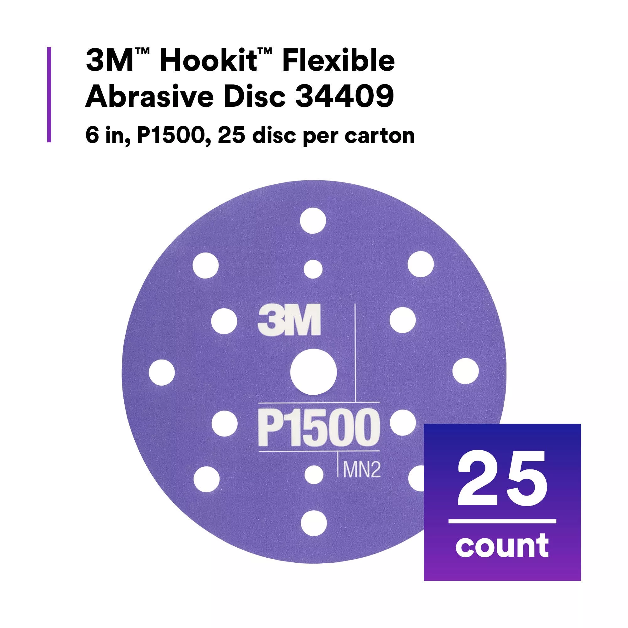 SKU 7000120198 | 3M™ Hookit™ Flexible Abrasive Disc 270J