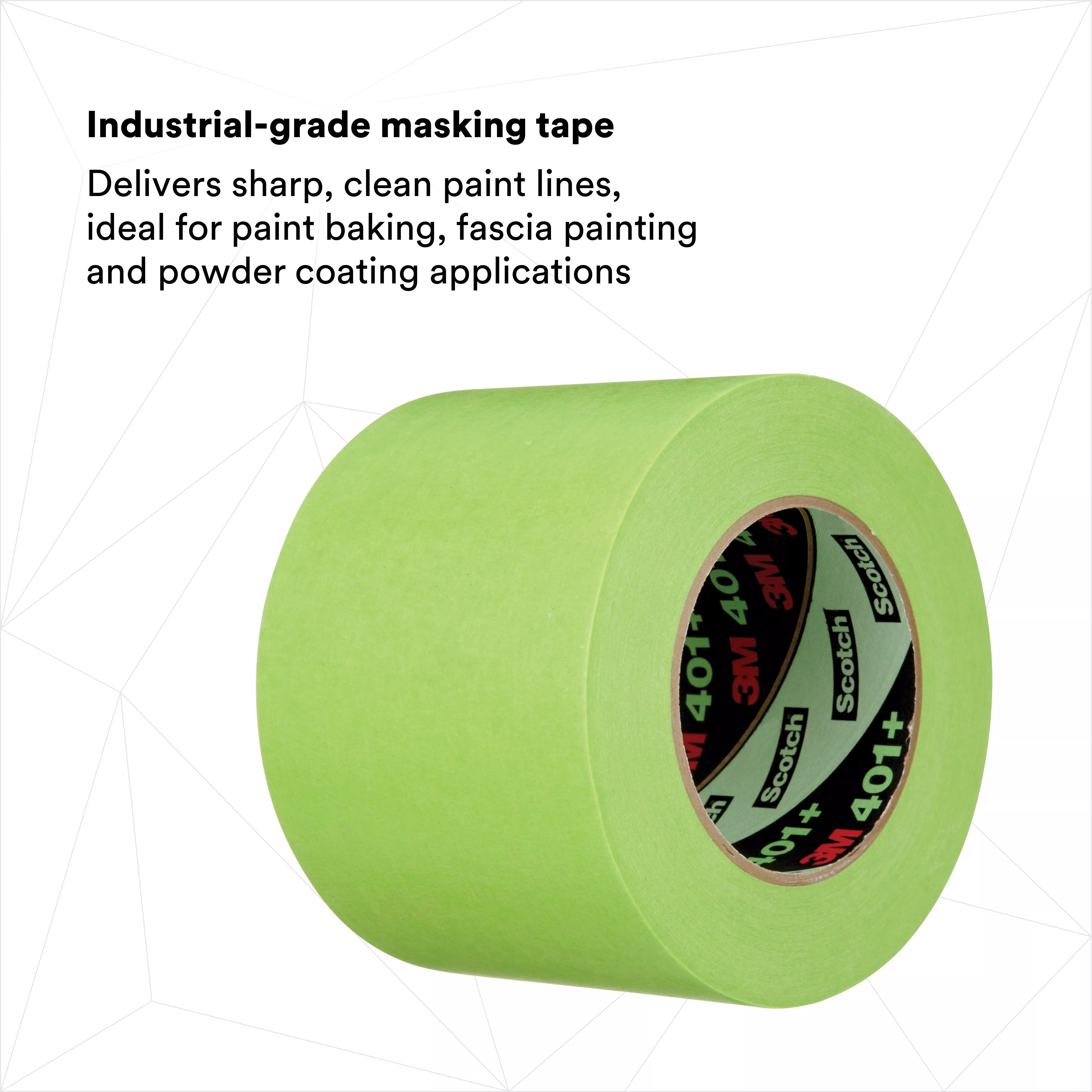 SKU 7000124900 | 3M™ High Performance Green Masking Tape 401+