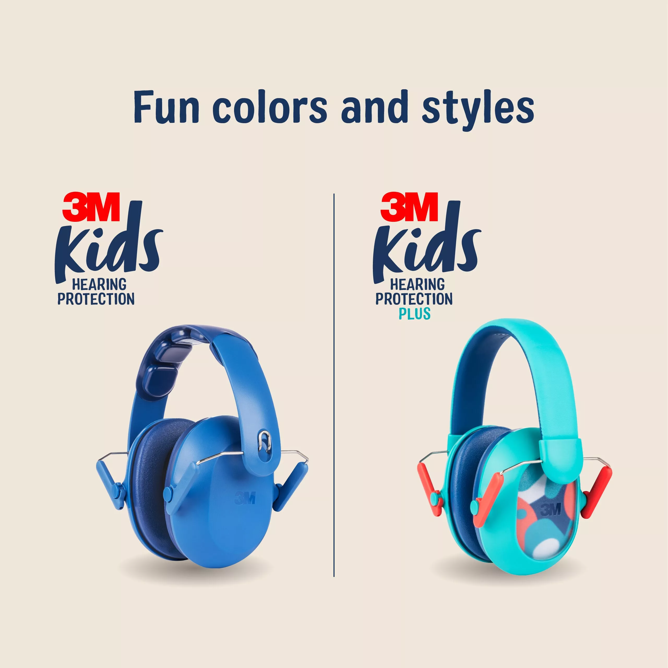 SKU 7100220548 | 3M™ Kids Hearing Protection PKIDSB-BLU