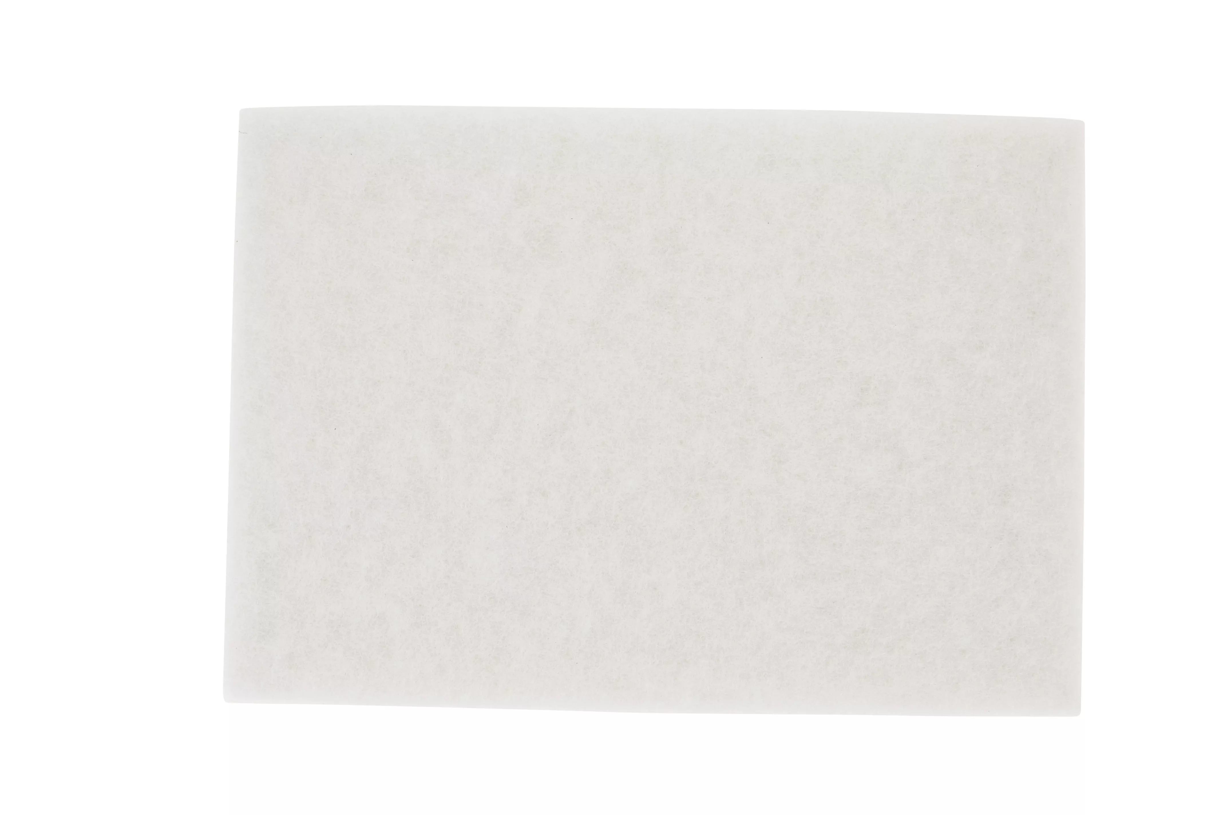 3M™ White Super Polish Pad 4100, 20 in x 14 in, 10/Case