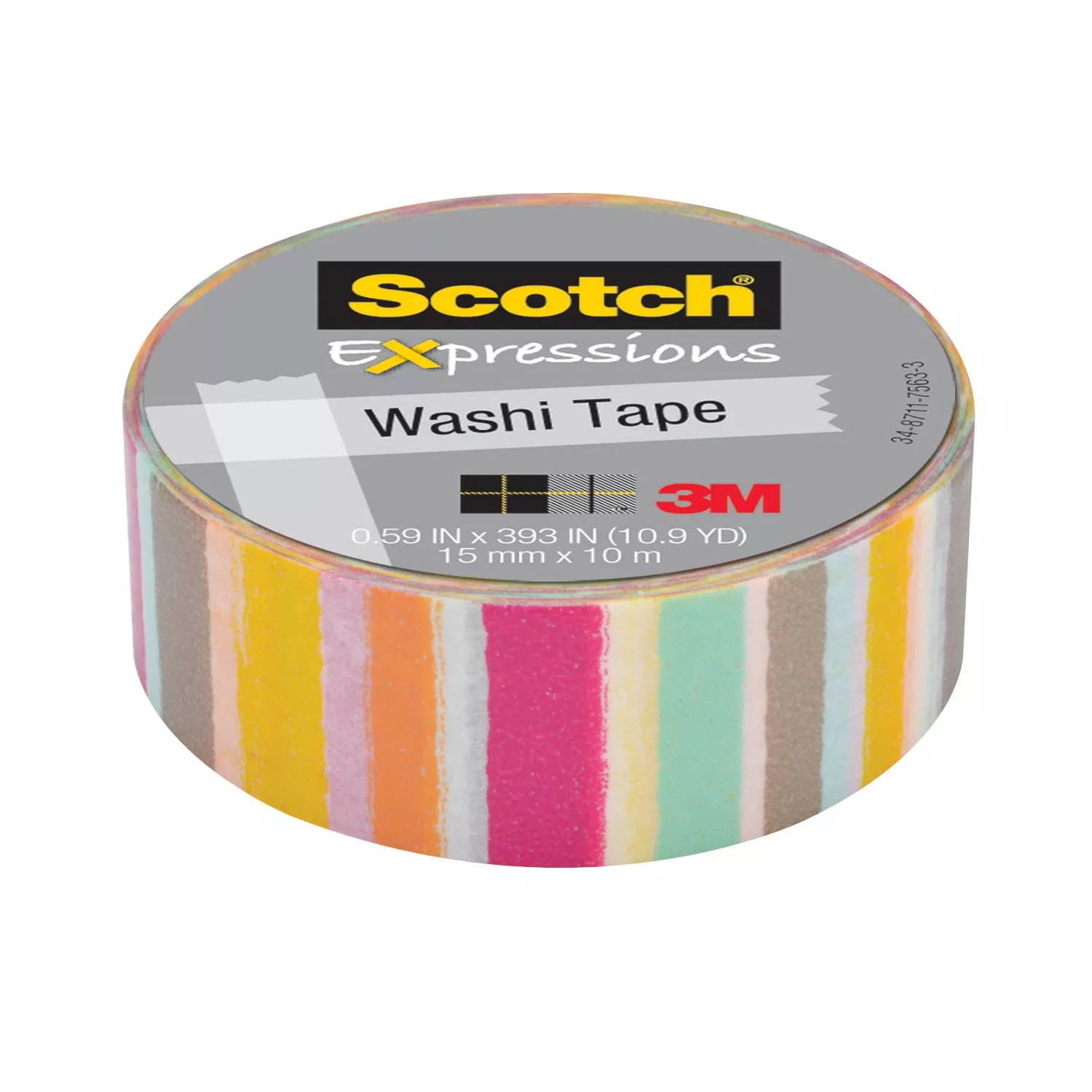 Scotch® Expressions Washi Tape C314-P37, .59 in x 393 in (15 mm x 10 m)
Blurred Lines