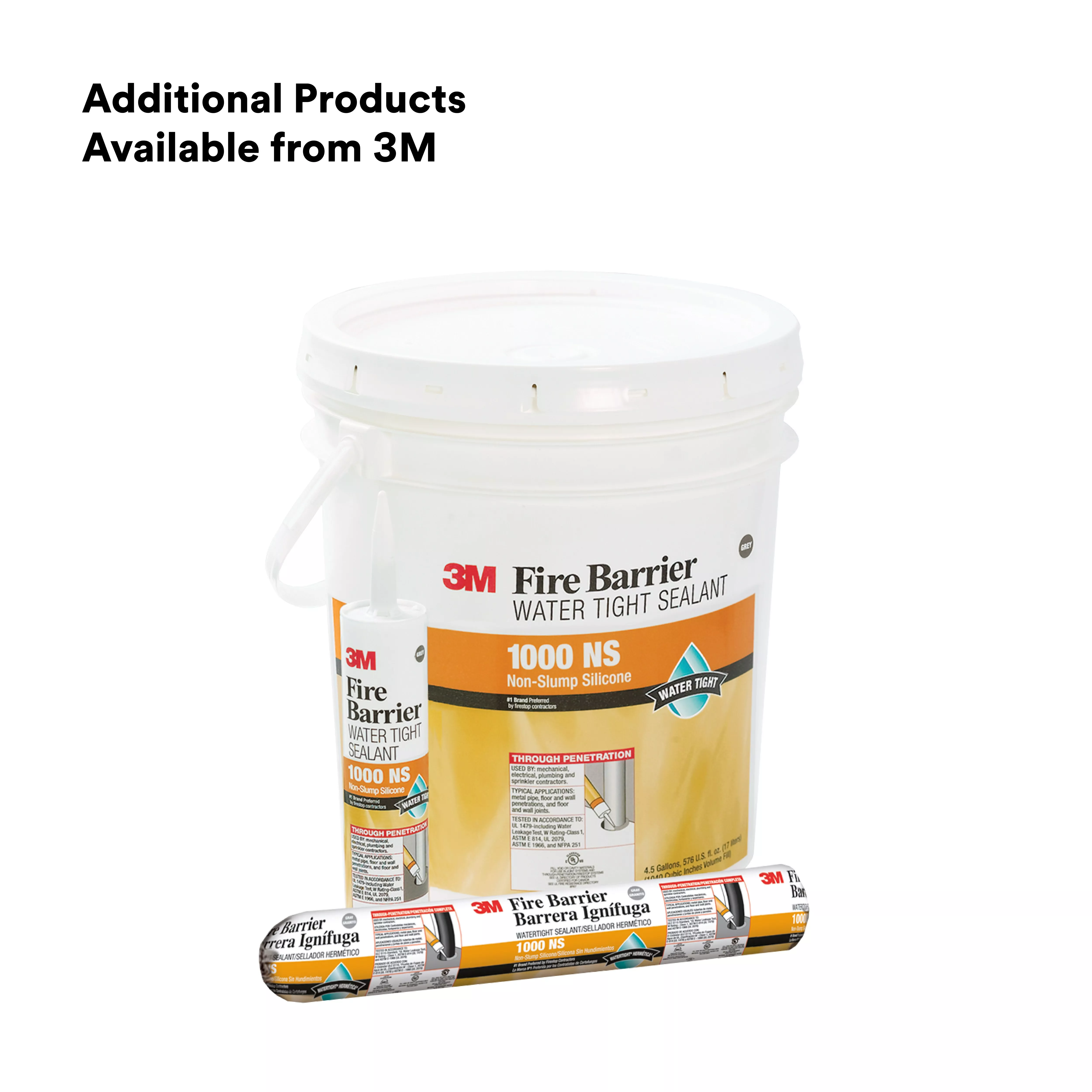 SKU 7000006378 | 3M™ Fire Barrier Water Tight Sealant 1000 NS
