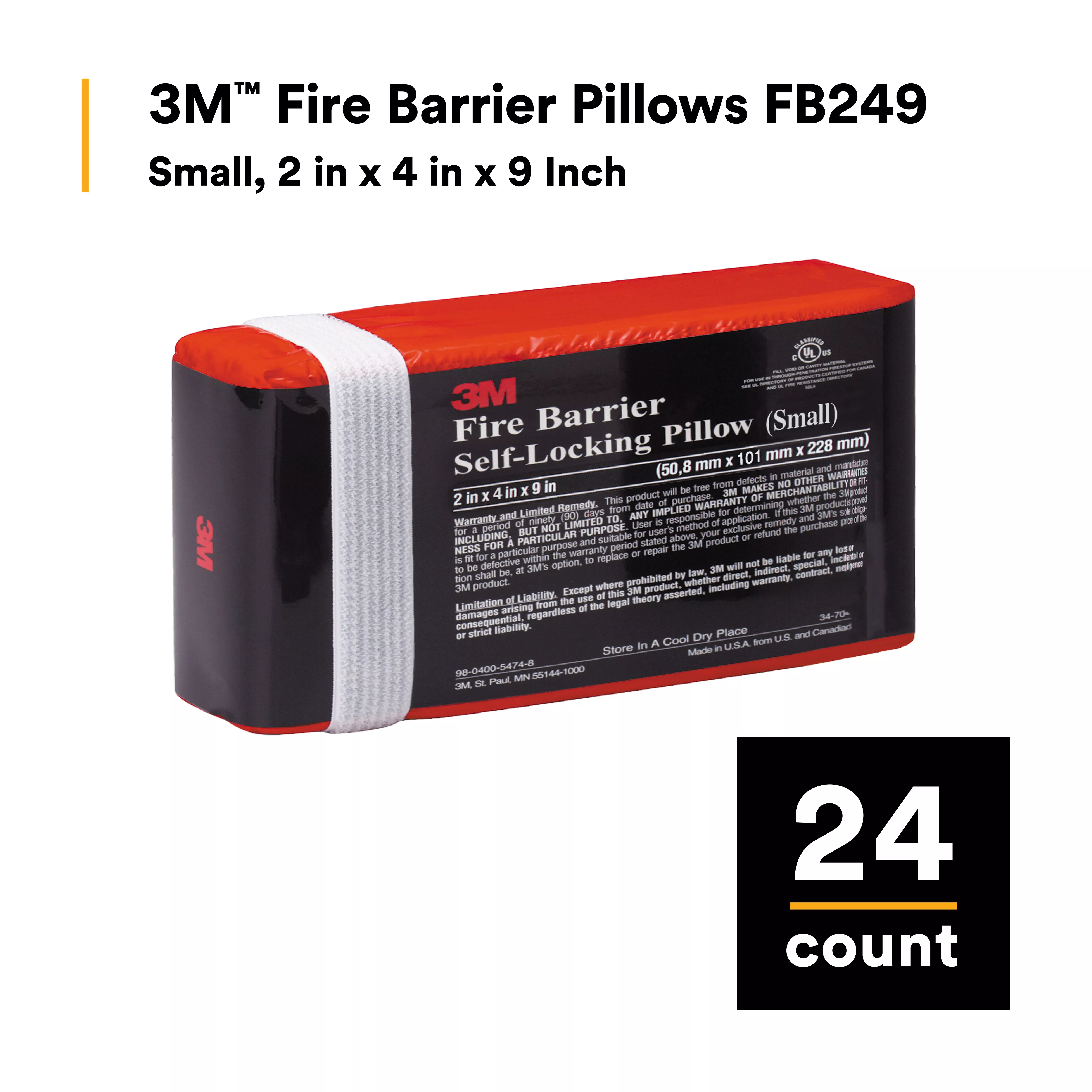 SKU 7100138835 | 3M™ Fire Barrier Pillows FB249