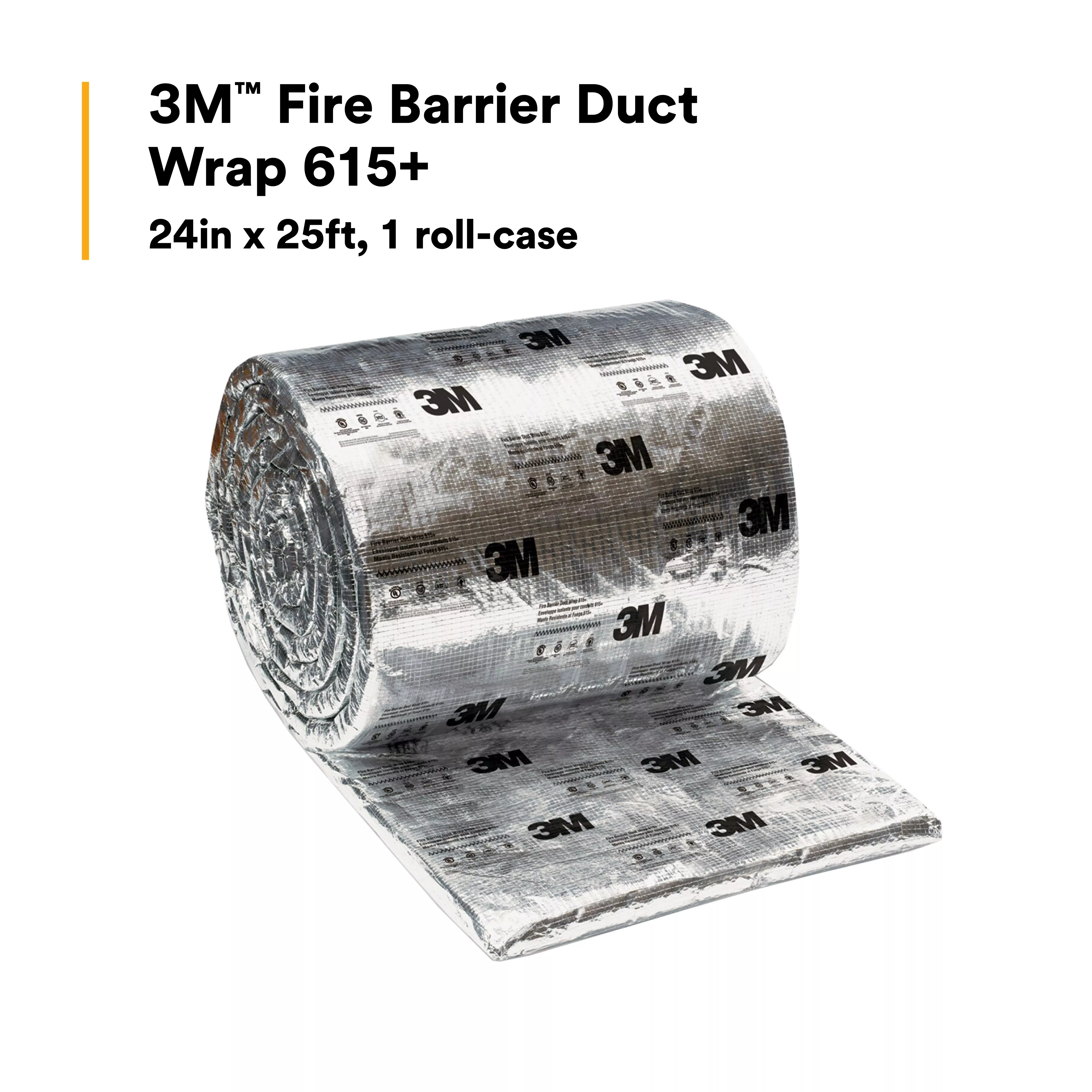 SKU 7000059419 | 3M™ Fire Barrier Duct Wrap 615+