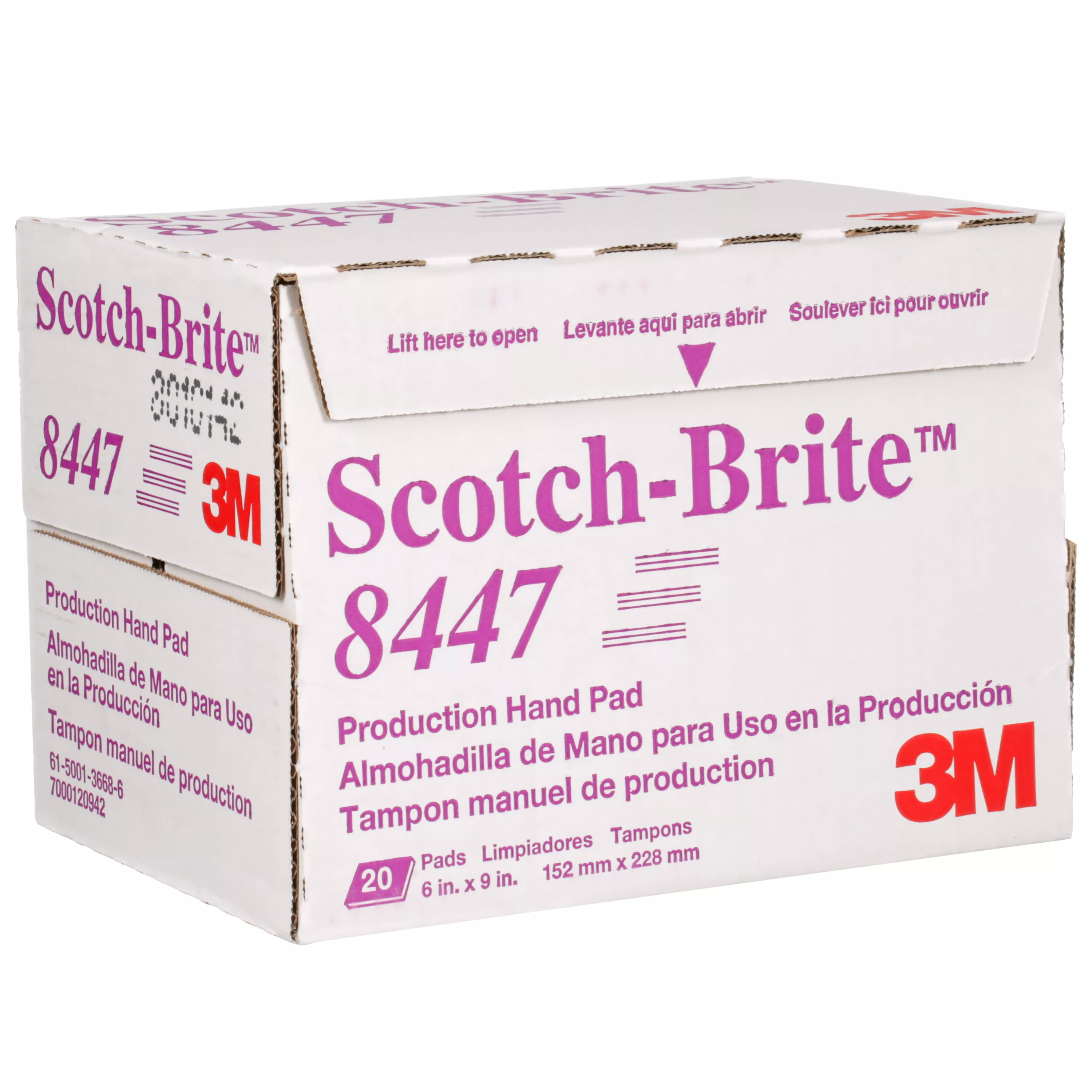 SKU 7000120942 | Scotch-Brite™ Production Hand Pad 8447