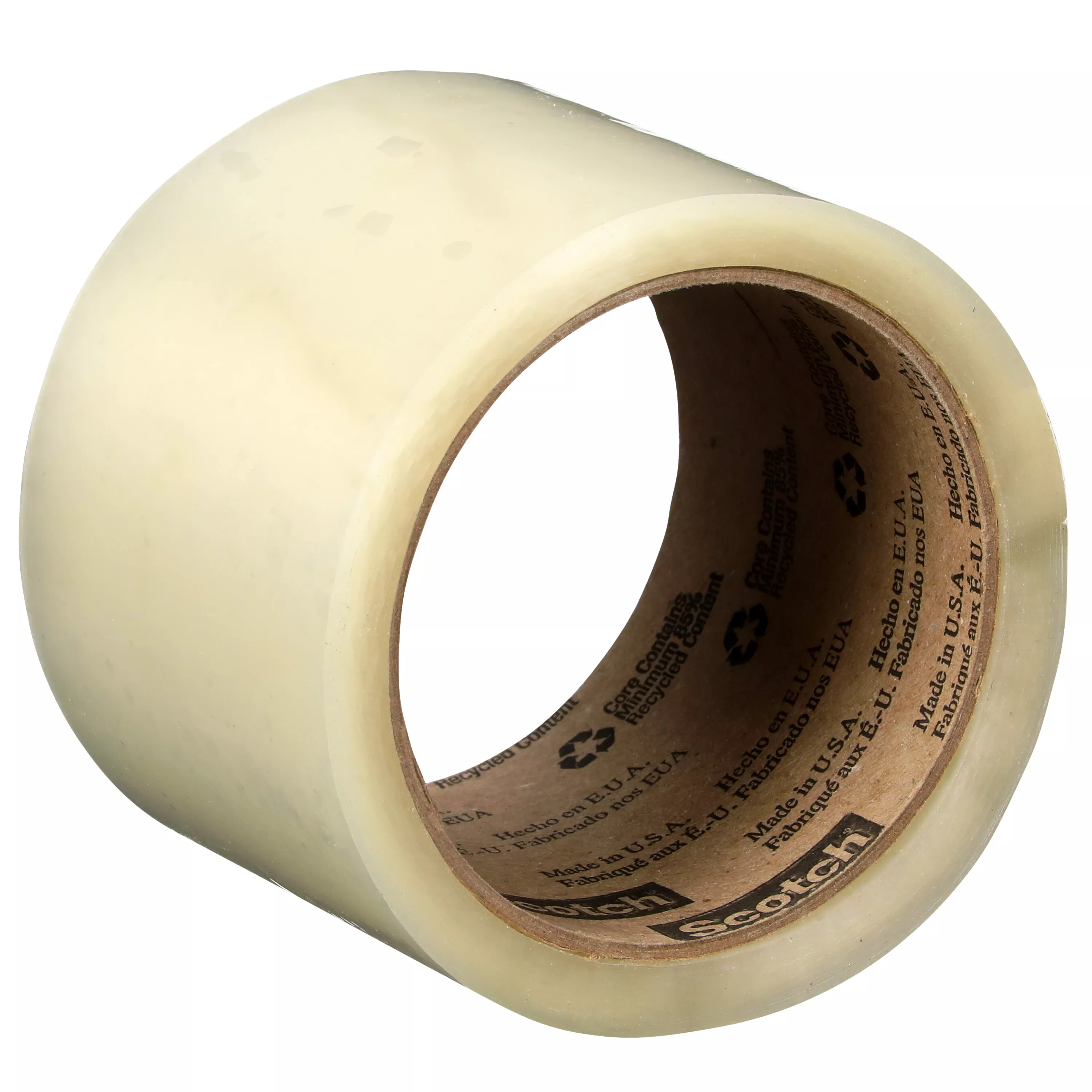 Scotch® High Tack Box Sealing Tape 371+, Clear, 72 mm x 100 m, 24 Rolls/Case