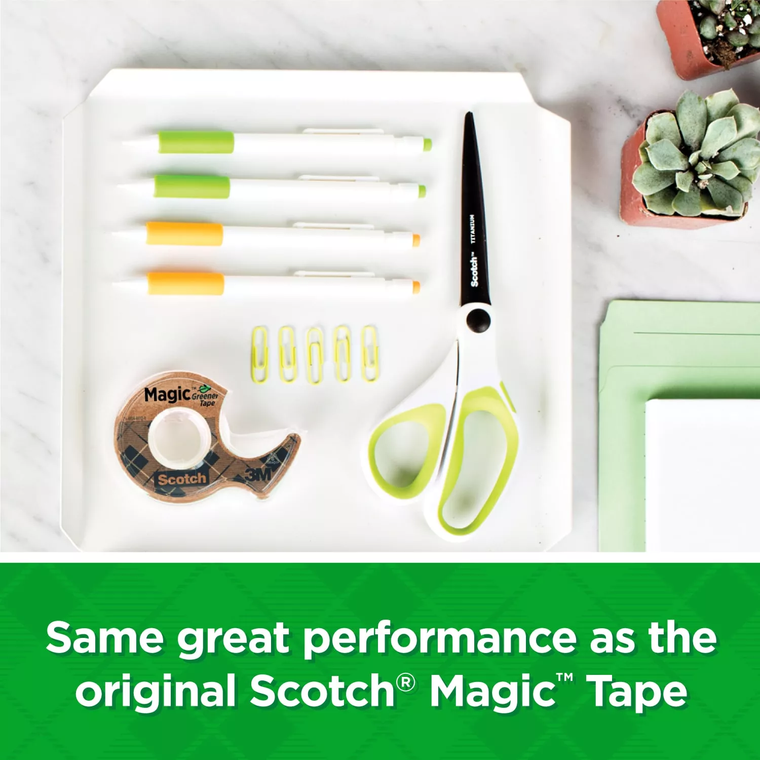 Product Number 123DM-2-EF | Scotch® Magic™ Greener Tape 123DM-2-EF