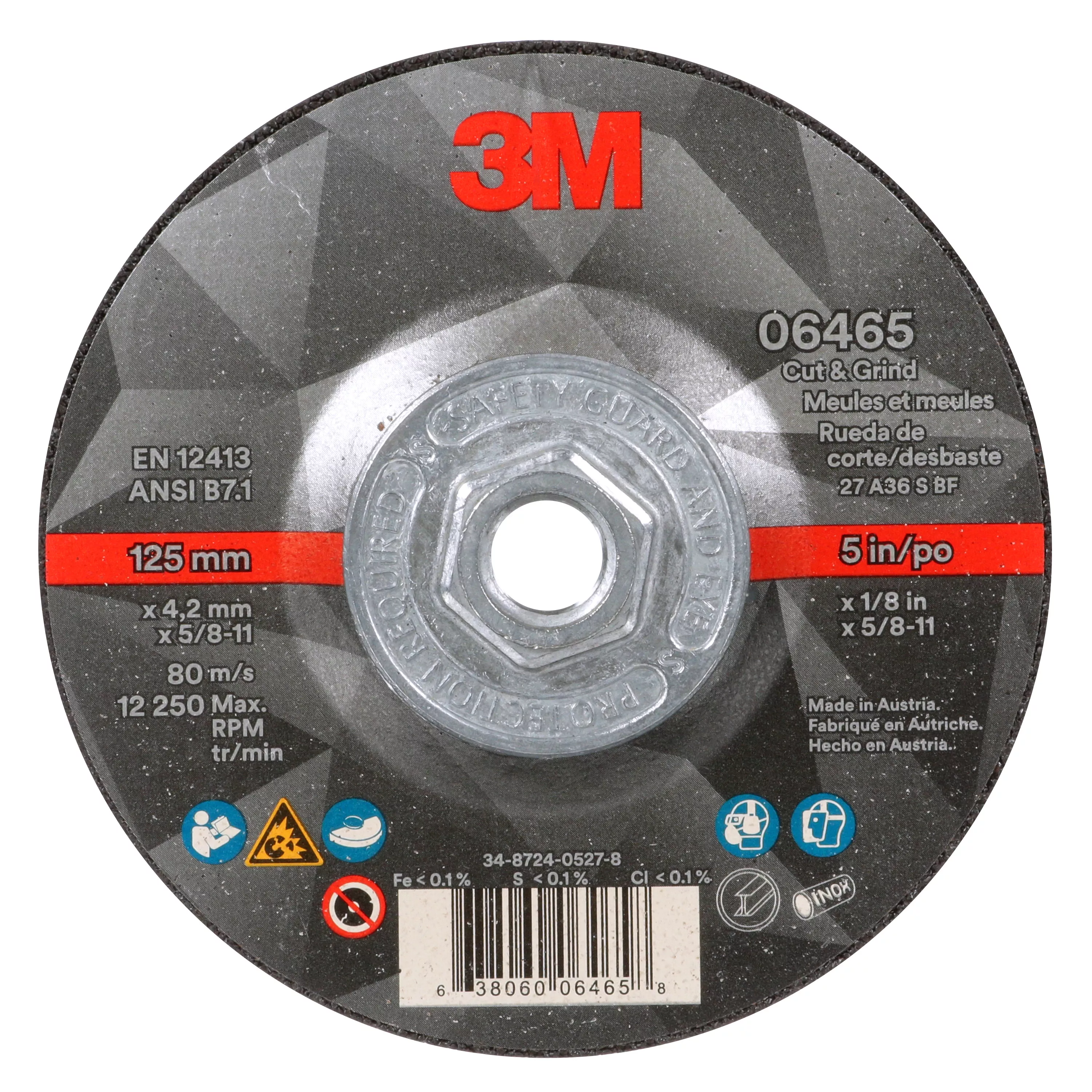 SKU 7100245015 | 3M™ Cut & Grind Wheel