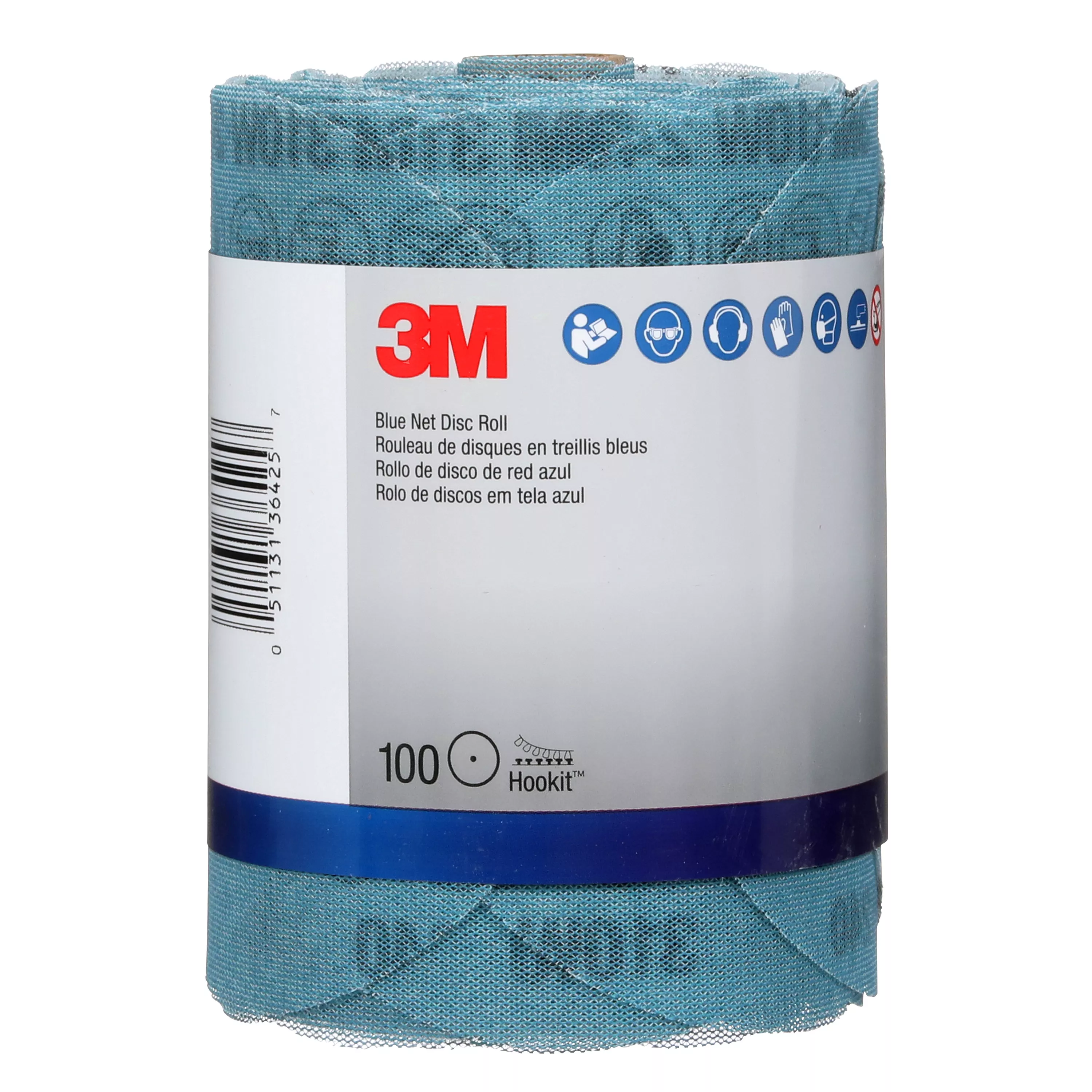 SKU 7100254377 | 3M™ Blue Net Disc Roll 36425