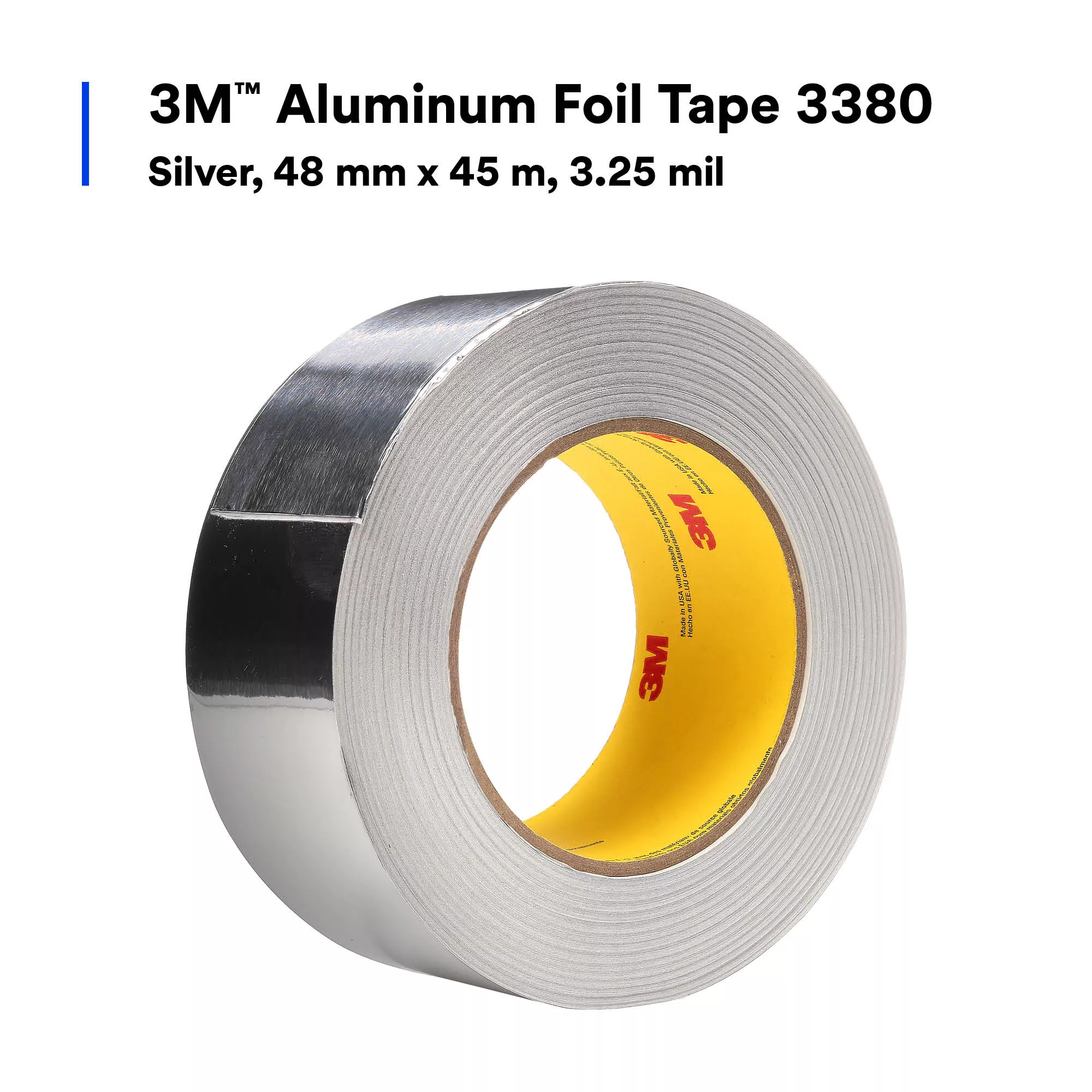 SKU 7000049613 | 3M™ Aluminum Foil Tape 3380