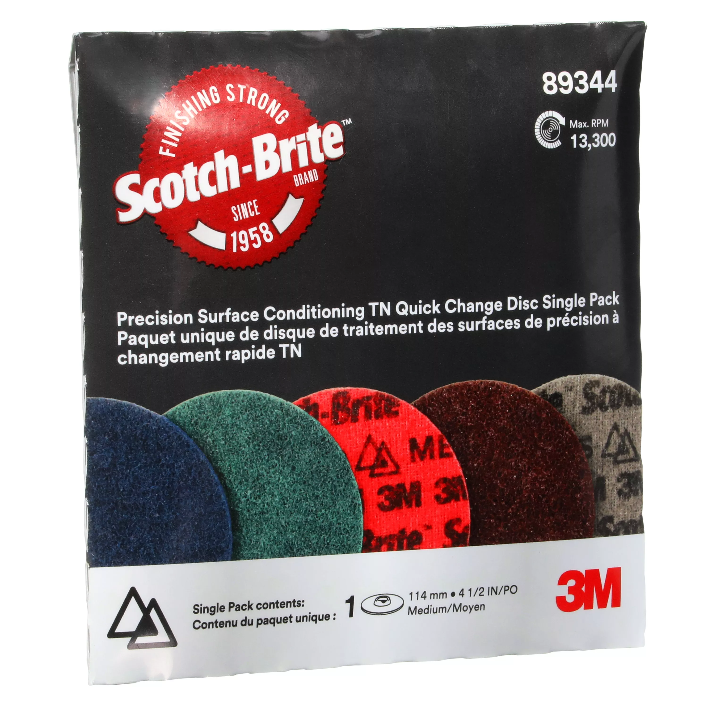 SKU 7100274538 | Scotch-Brite™ Precision Surface Conditioning TN Quick Change Disc