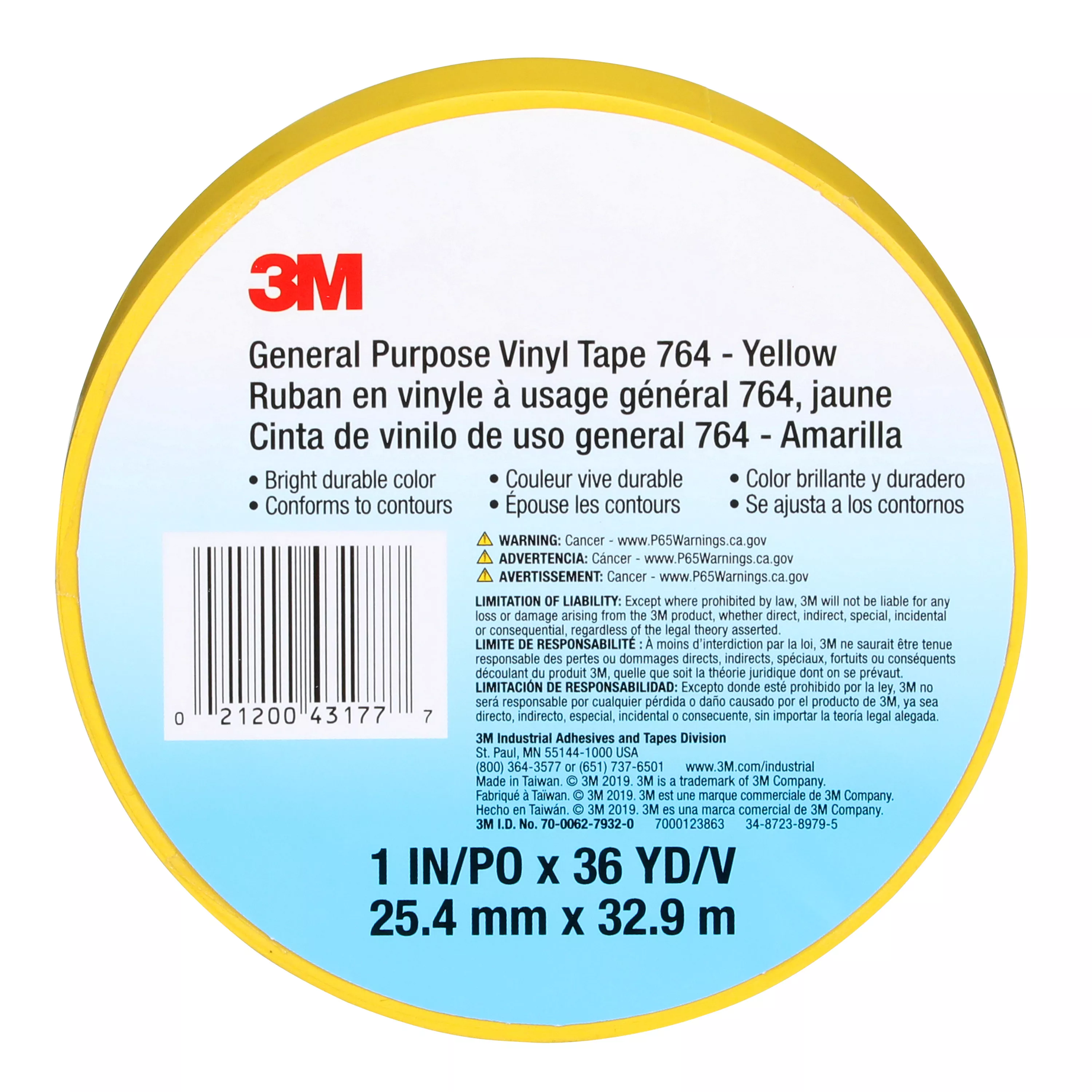 SKU 7000123863 | 3M™ General Purpose Vinyl Tape 764