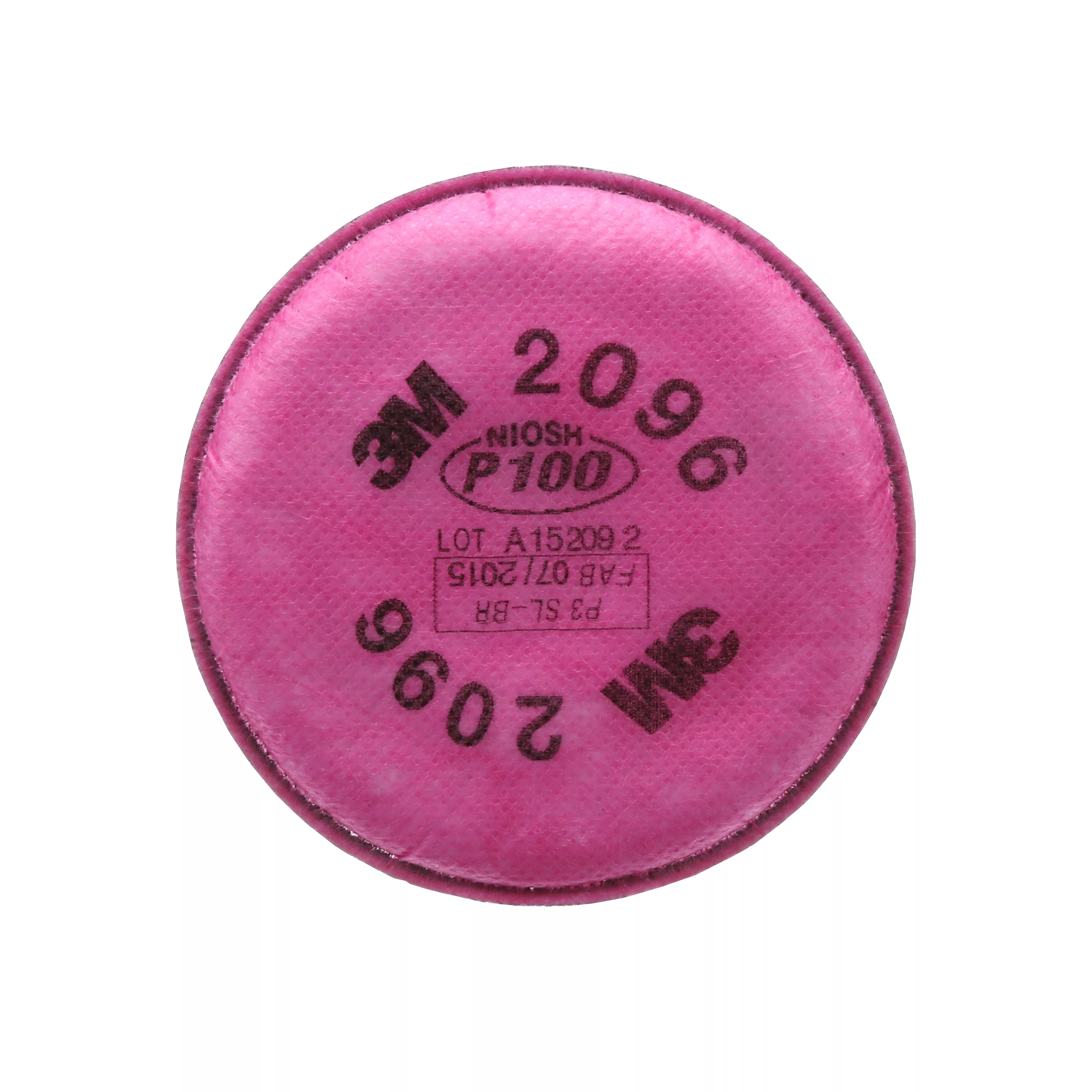 3M™ Particulate Filter 2096, P100, with Nuisance Level Acid Gas Relief
100 EA/Case
