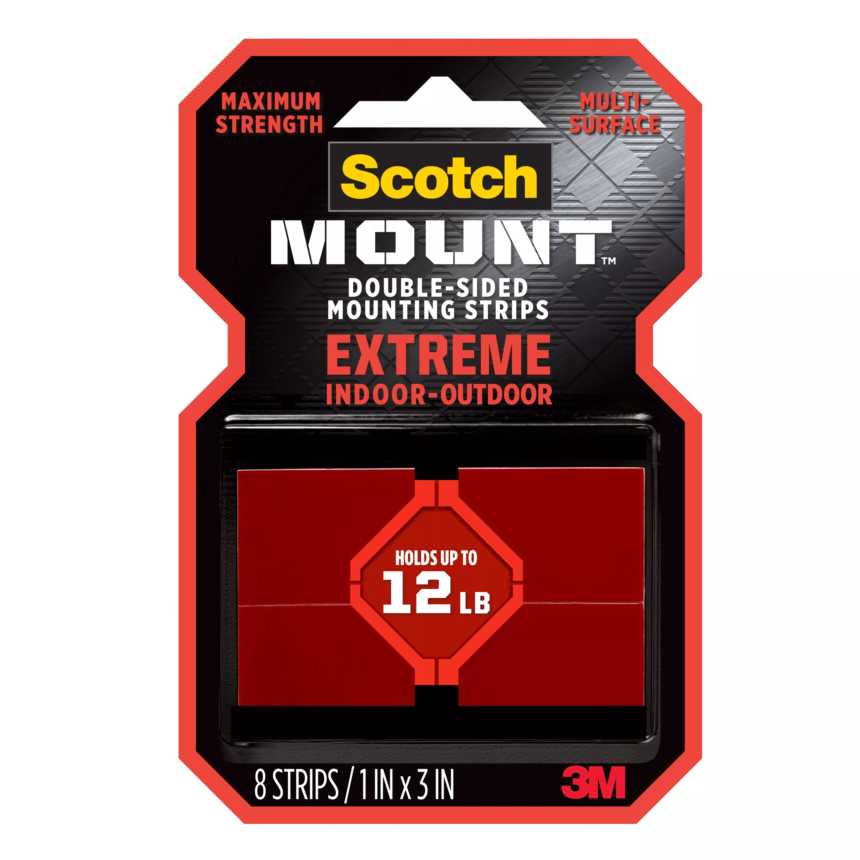 SKU 7100216166 | Scotch-Mount™ Extreme Double-Sided Mounting Strips 414H-ST