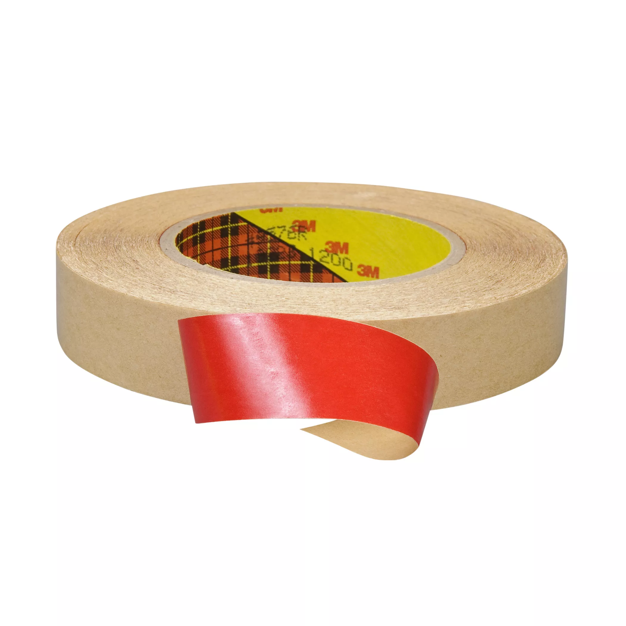 3M™ Double Coated Tape 9576R, Red, 2 in x 60 yd, 4 mil, 24 Roll/Case