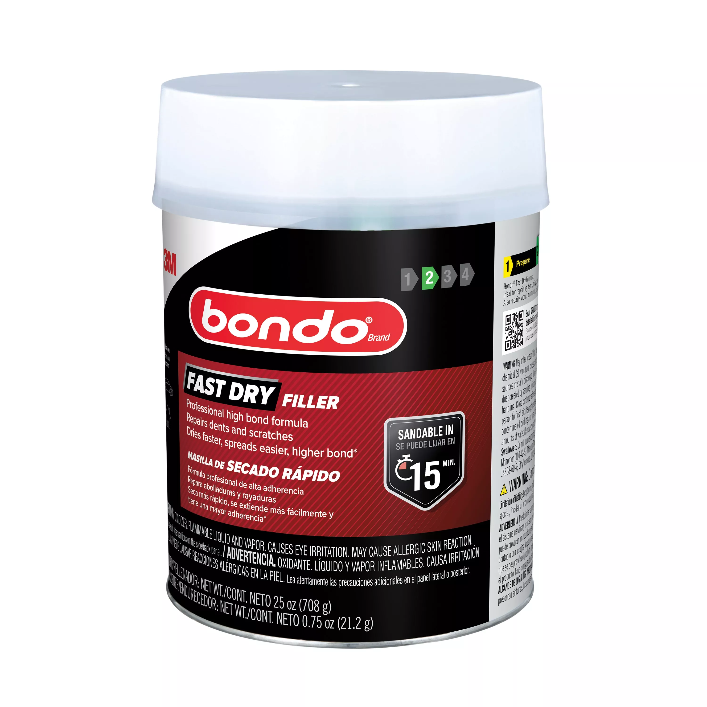 Product Number FD-QT-ES | Bondo® Fast Dry Filler FD-QT-ES