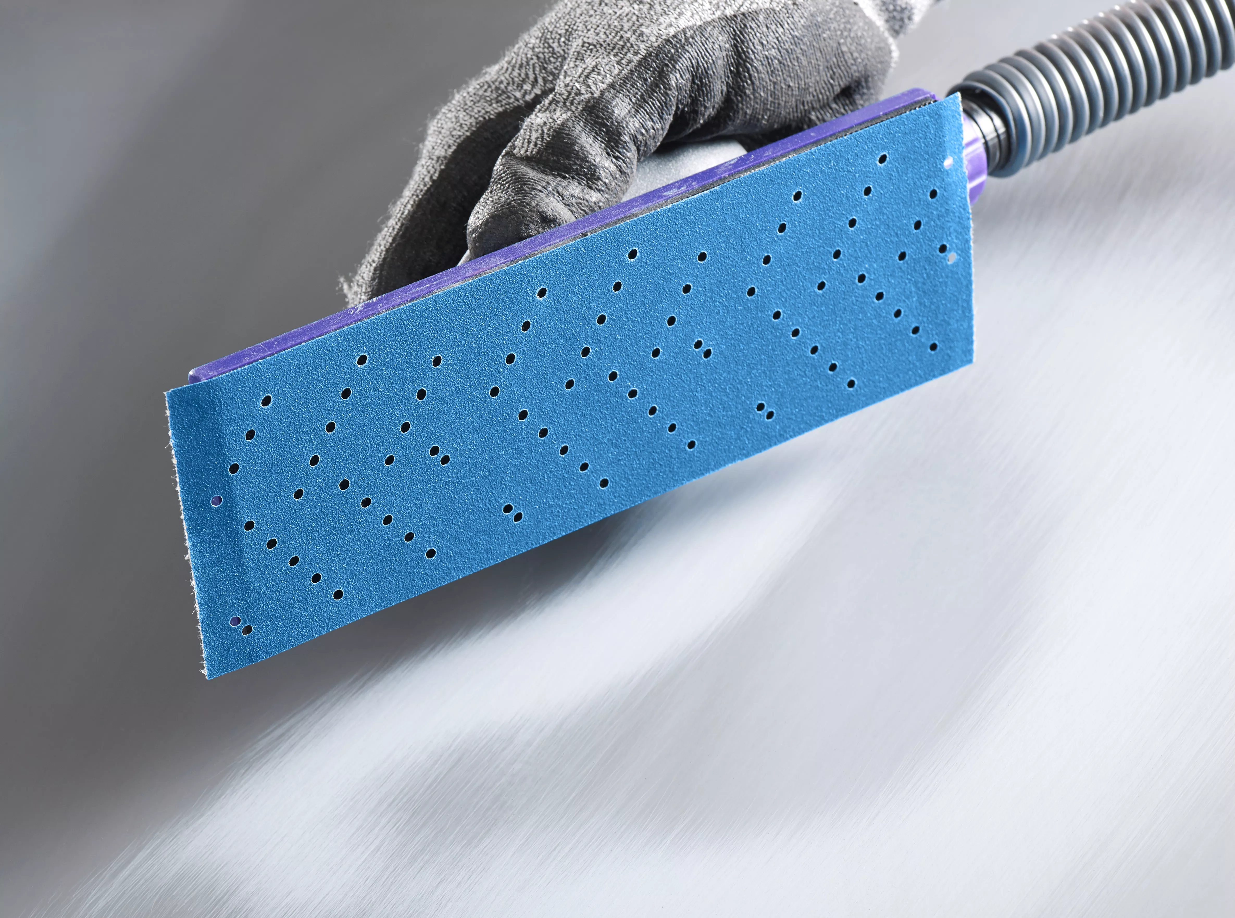 Product Number 321U | 3M™ Hookit™ Blue Abrasive Sheet Roll Multi-hole