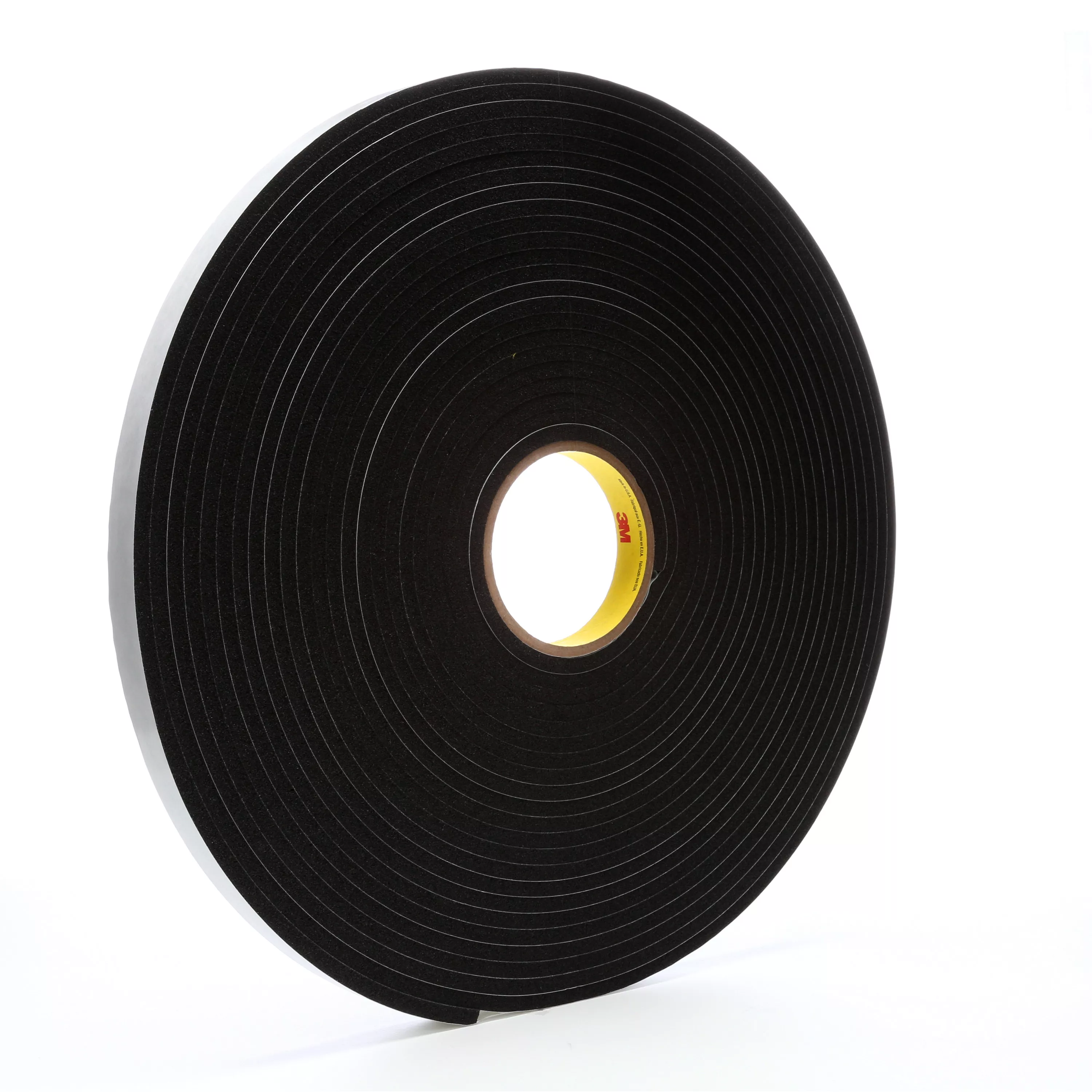 3M™ Vinyl Foam Tape 4504, Black, 3/4 in x 18 yd, 250 mil, 12 Roll/Case