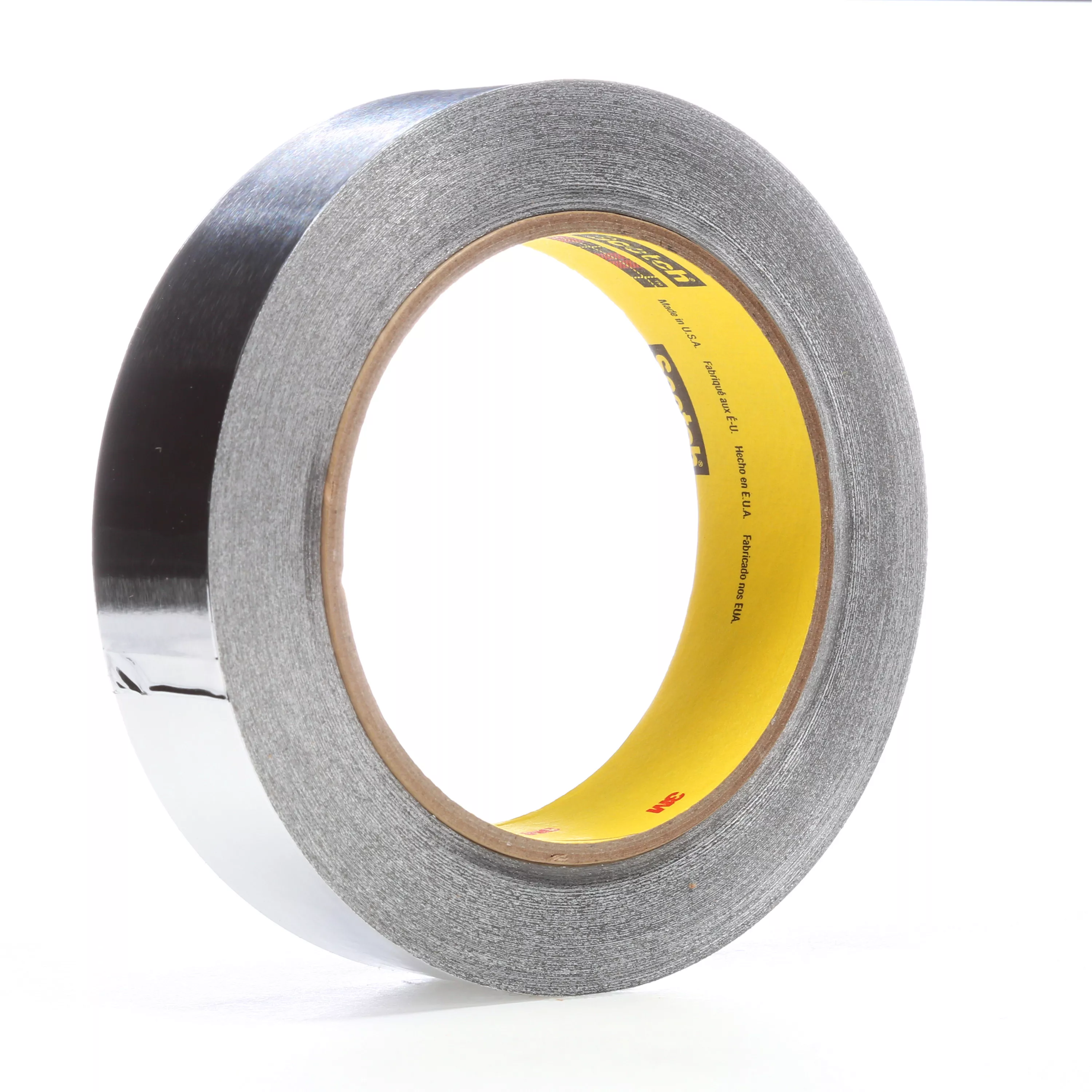 3M™ High Temperature Aluminum Foil Tape 433, Silver, 2 in x 60 yd, 3.6 mil, 5 Rolls/Case
