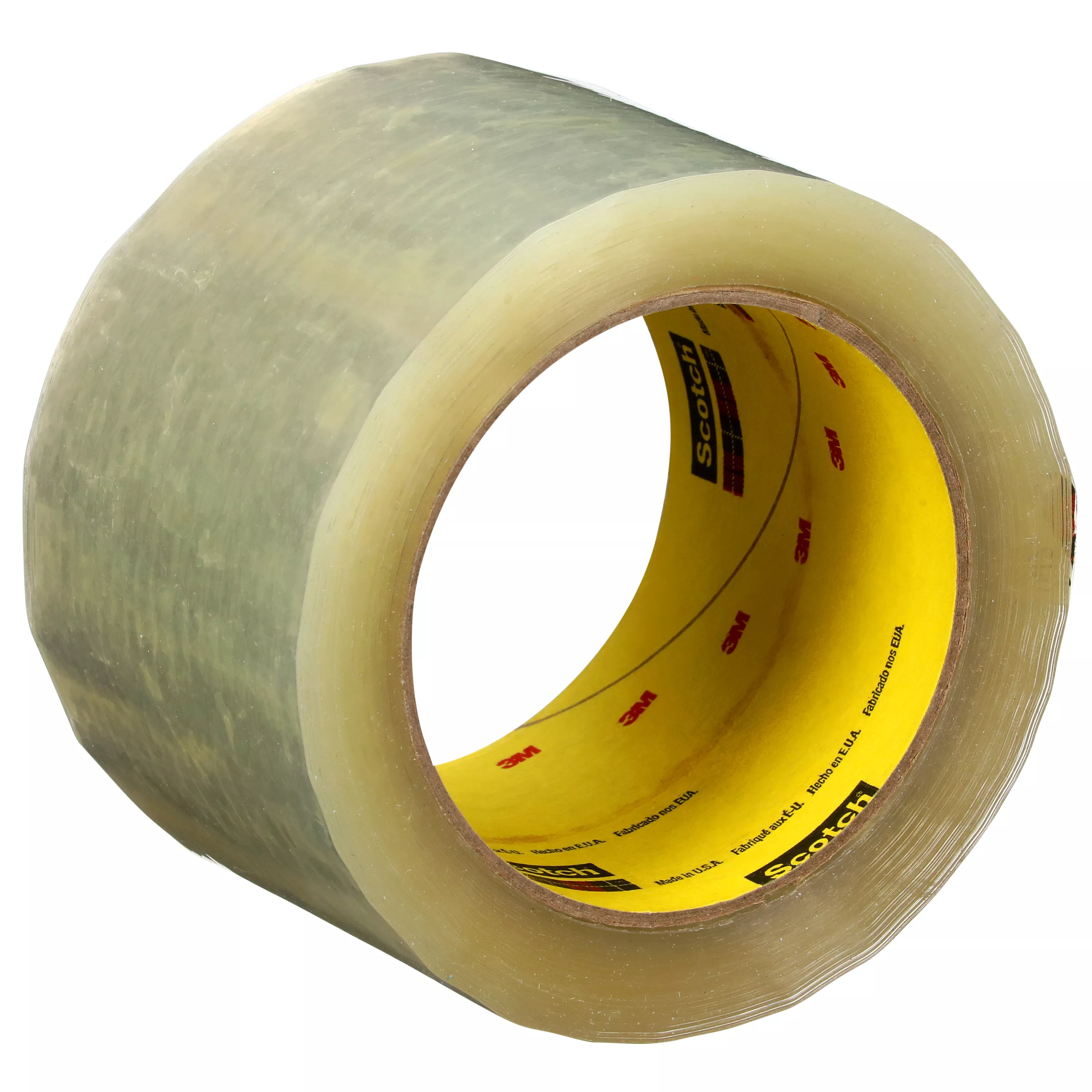 Scotch® High Tack Box Sealing Tape 375+, Clear, 72 mm x 50 m, 24/Case