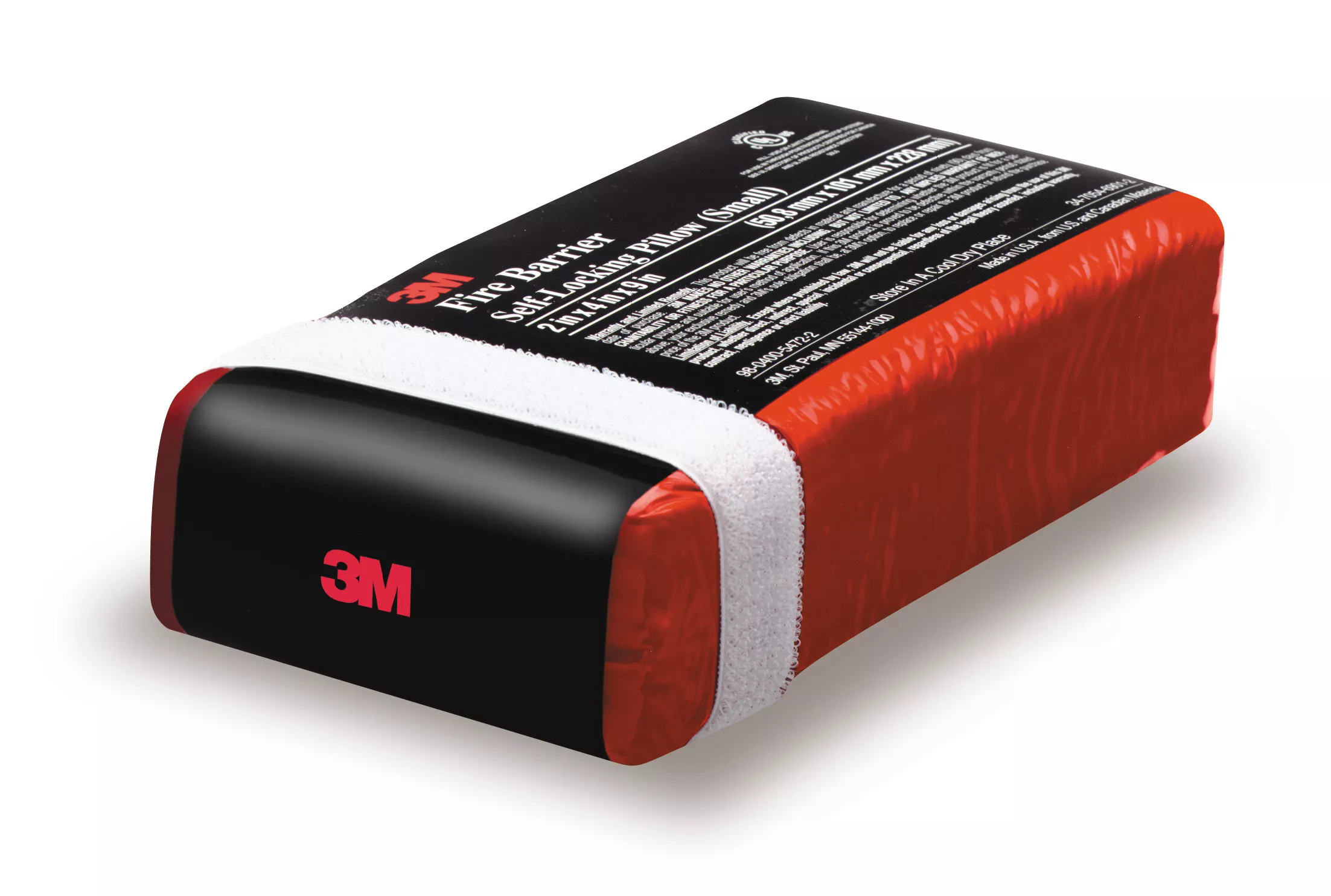 3M™ Fire Barrier Self-Locking Pillows FB249SL, Small, 2 in x 4 in x 9
in, 24/Case