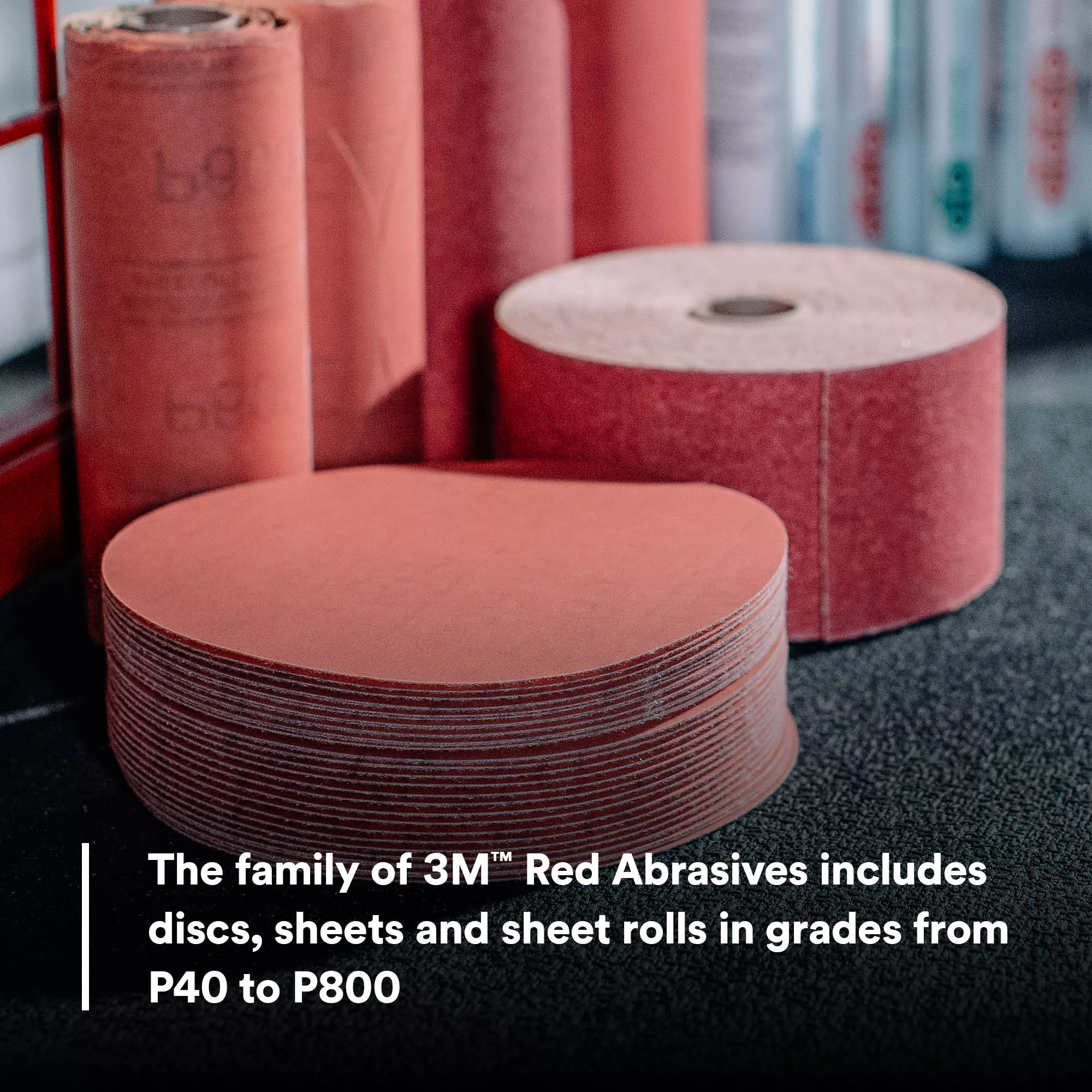 SKU 7000119782 | 3M™ Hookit™ Red Abrasive Disc