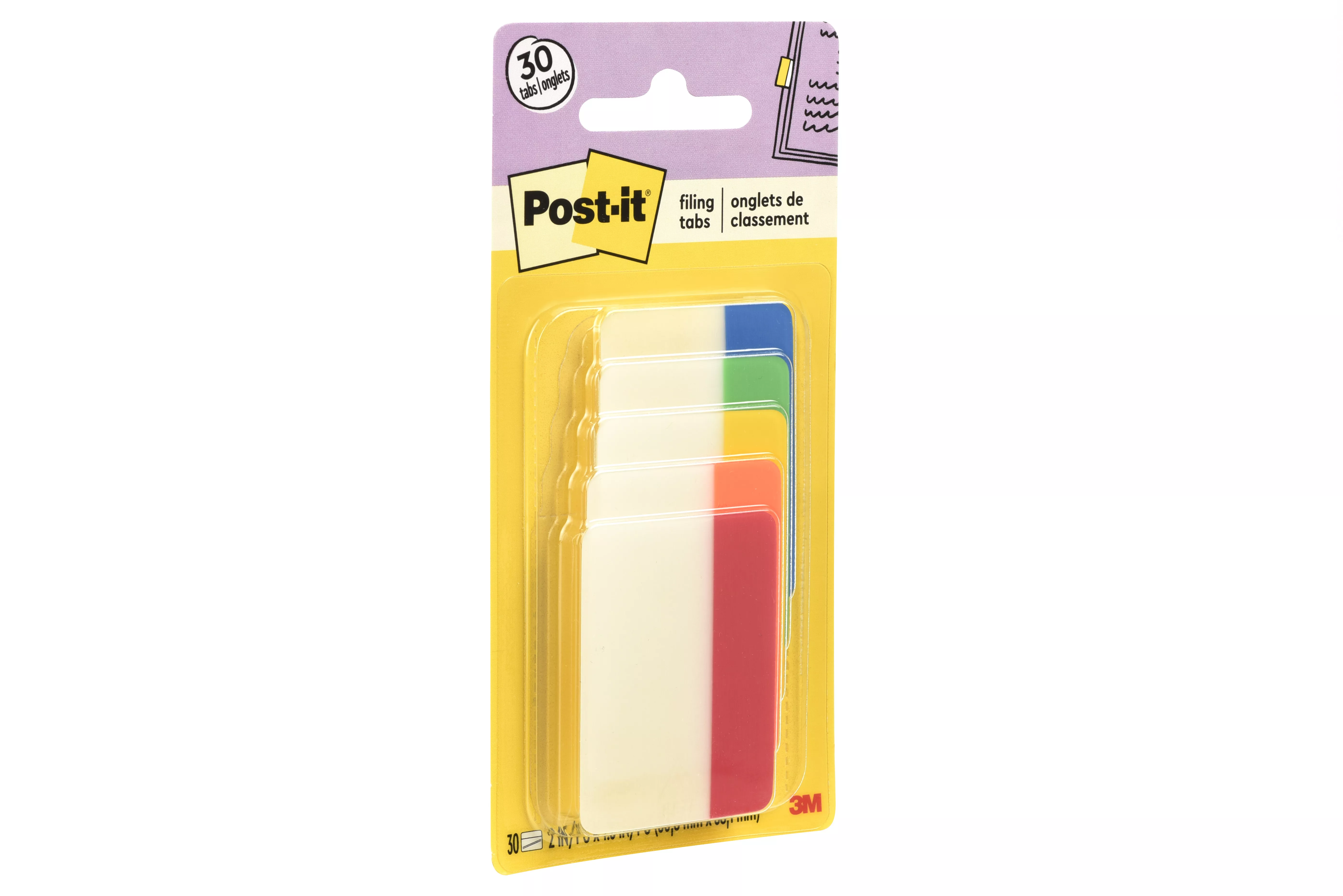 Product Number 686-ROYGB | Post-it® Tabs 686-ROYGB